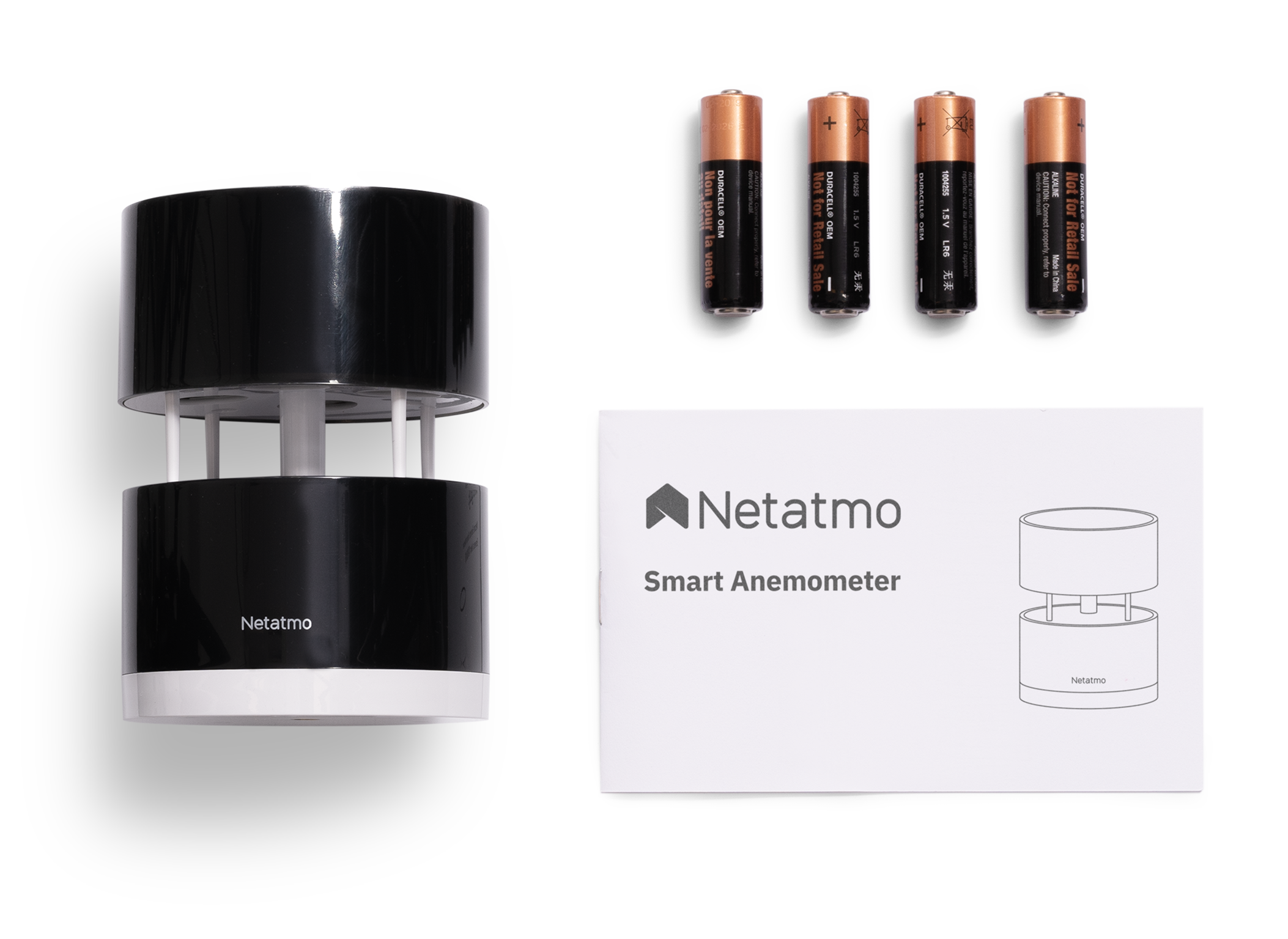 Netatmo Rain Pack slim weerstation + windmeter