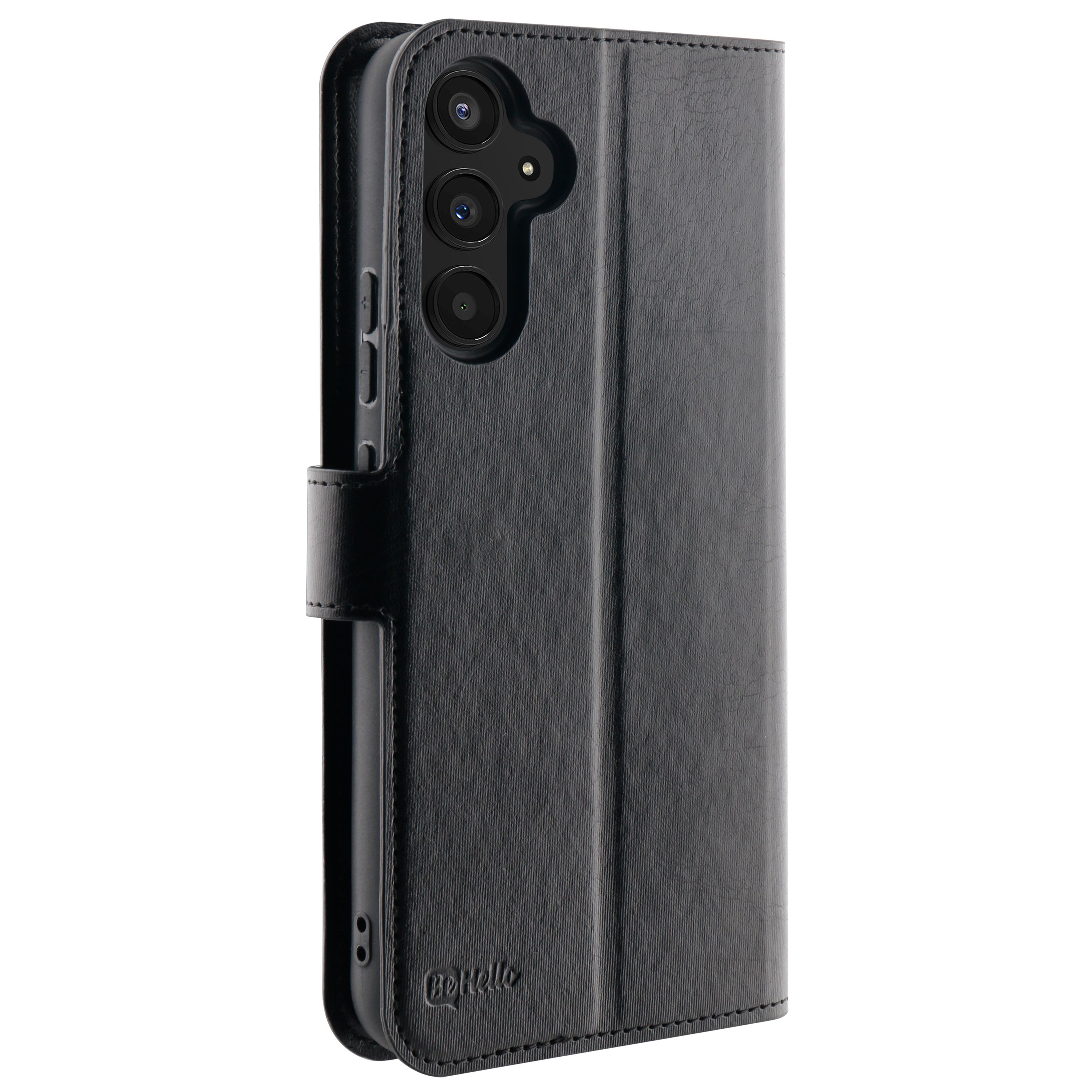BeHello Samsung Galaxy A34 Gel wallet case zwart