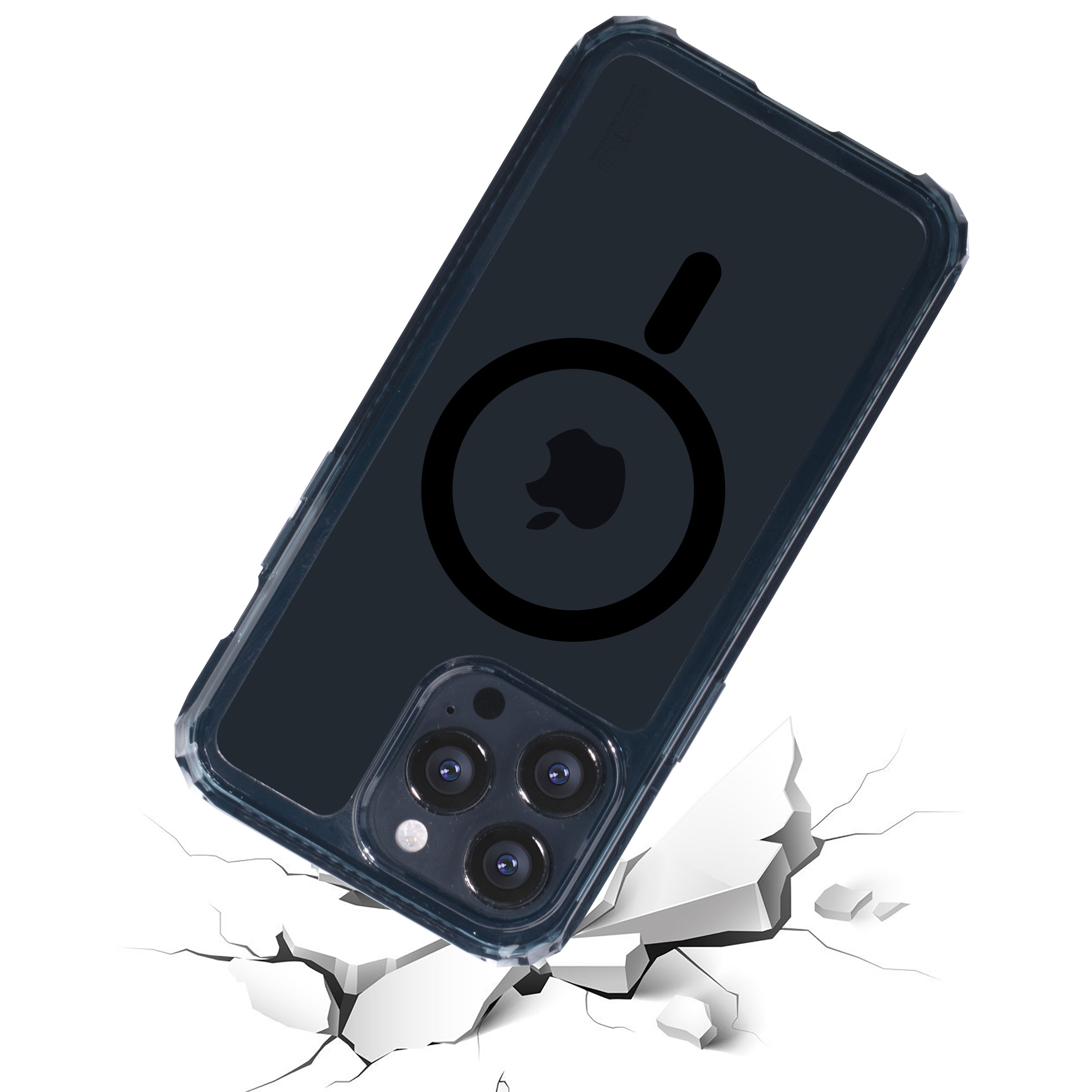 SoSkild iPhone 14 Pro Max Defend heavy impact case met magnetische ring grijs