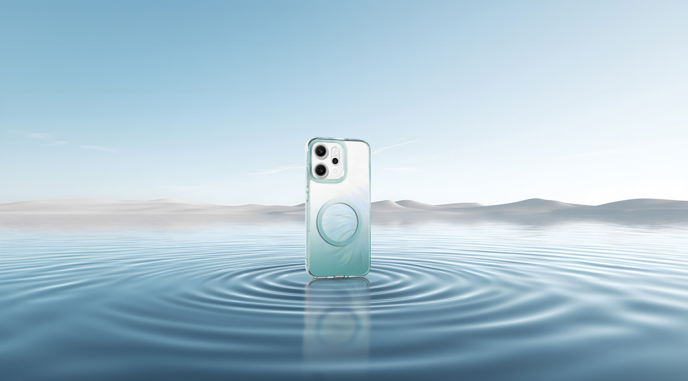 OPPO Reno14 Magnetic case gradient blue