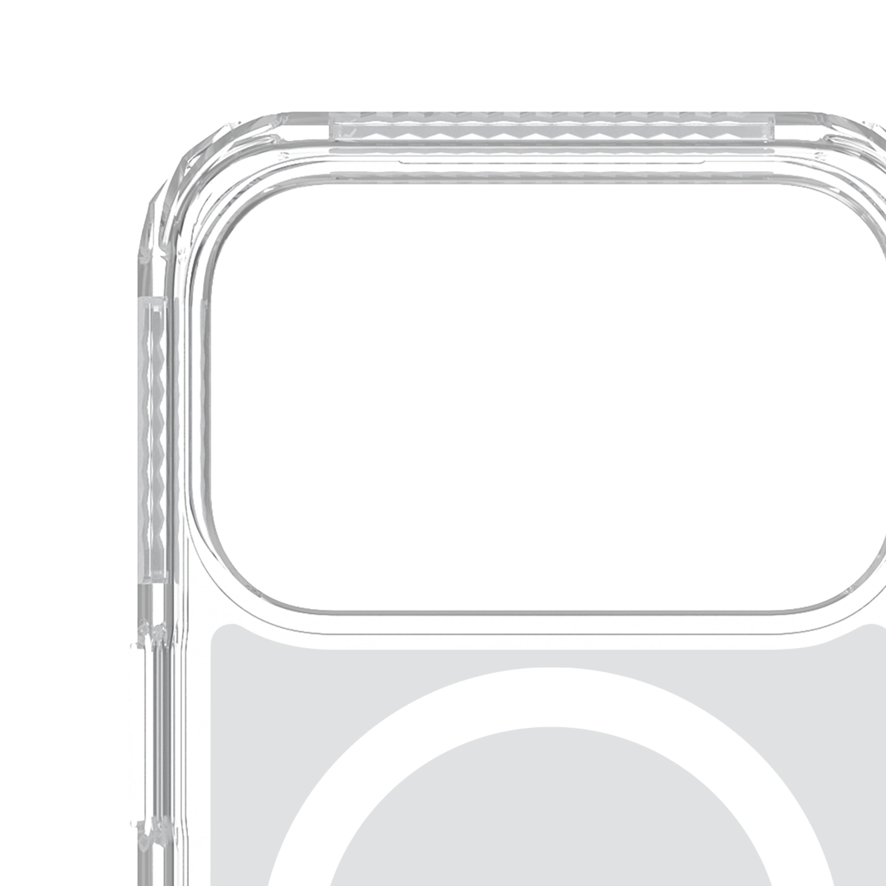SoSkild iPhone 17 Pro Defend heavy impact case met magnetische ring transparant