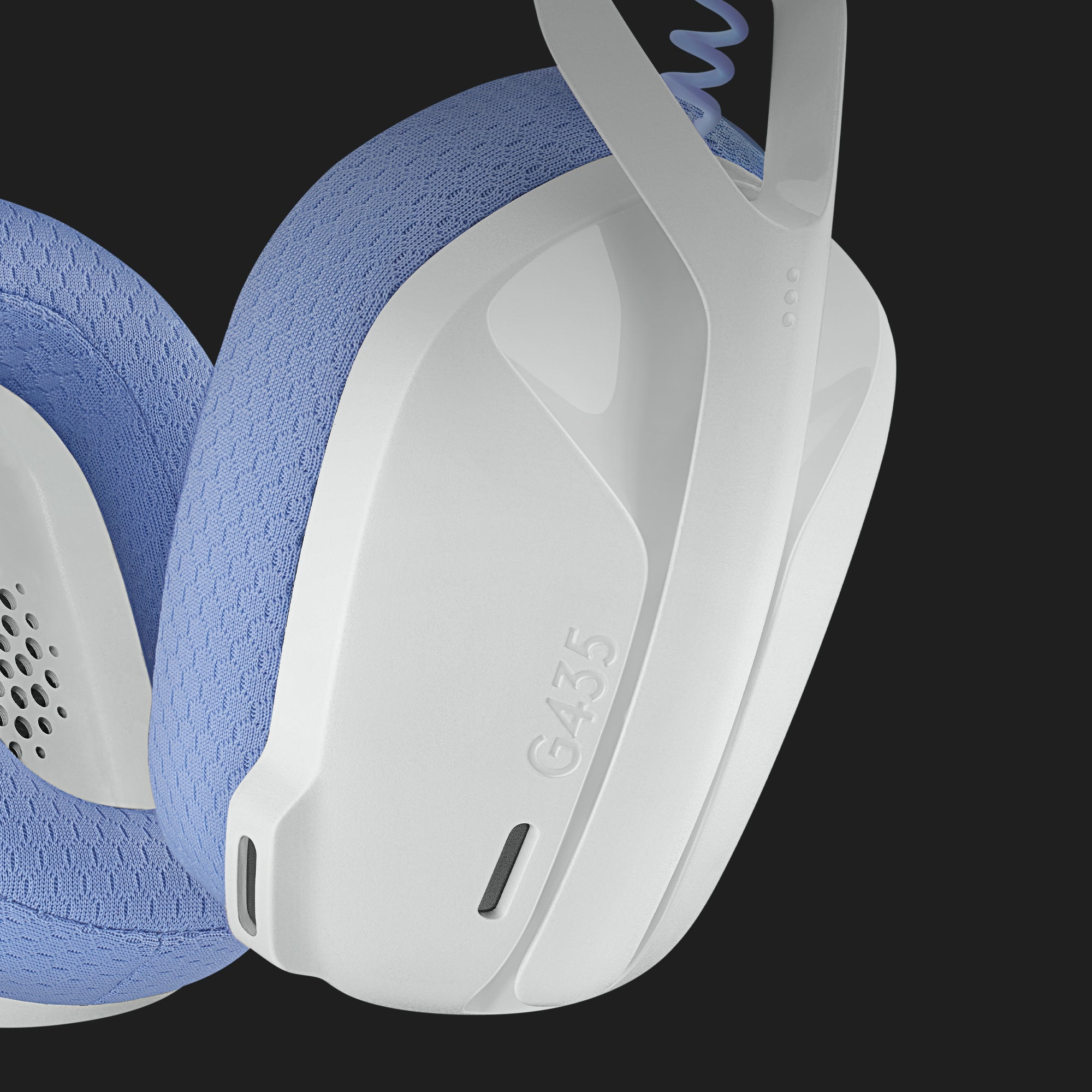 Logitech G G435 draadloze gaming headset blauw/wit
