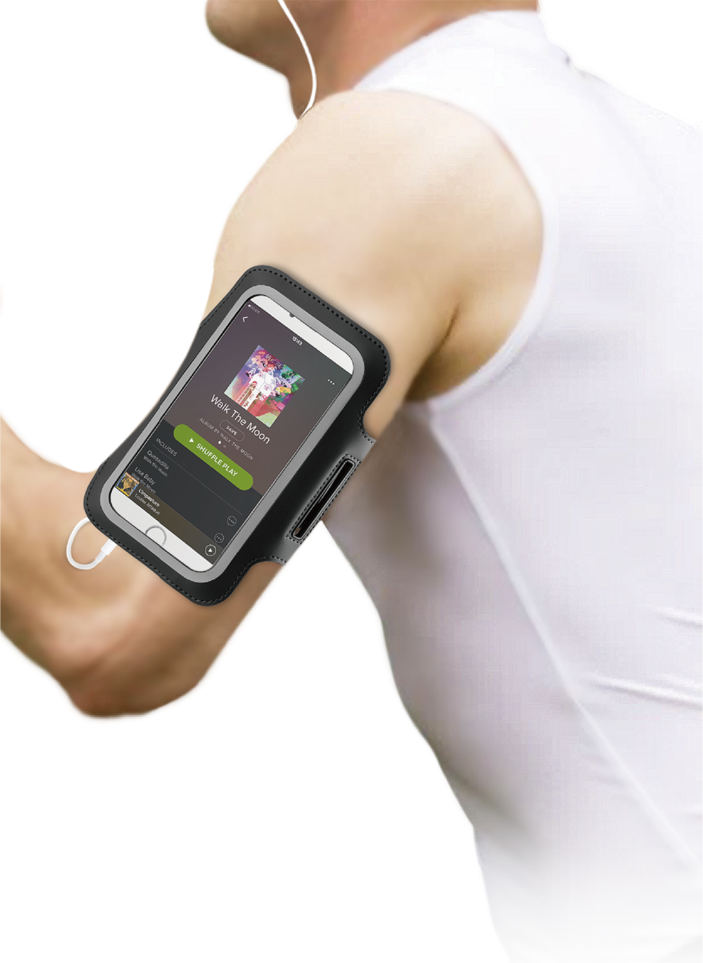 BeHello Sportarmband XXL zwart