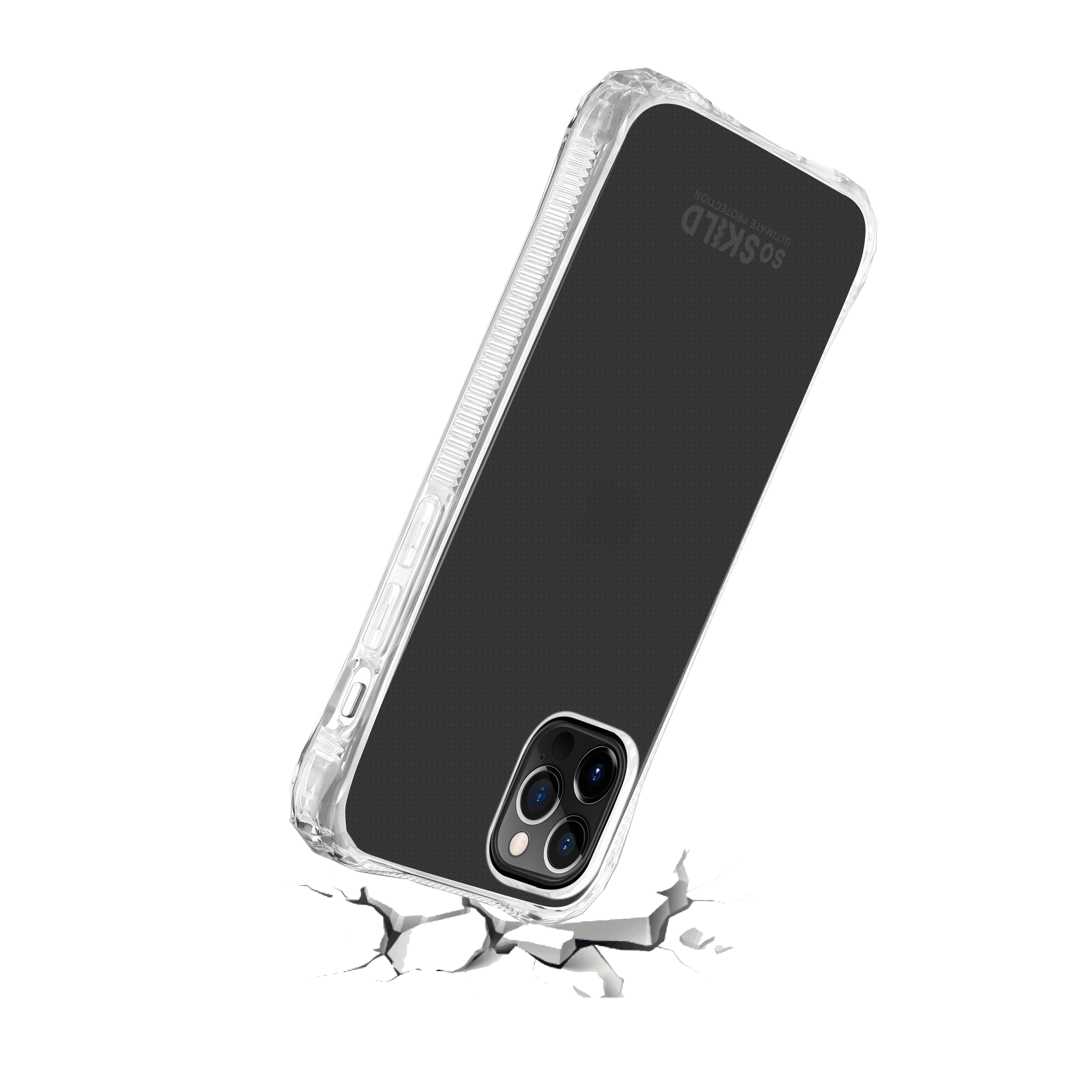 SoSkild iPhone 12/12 Pro Absorb impact case transparant