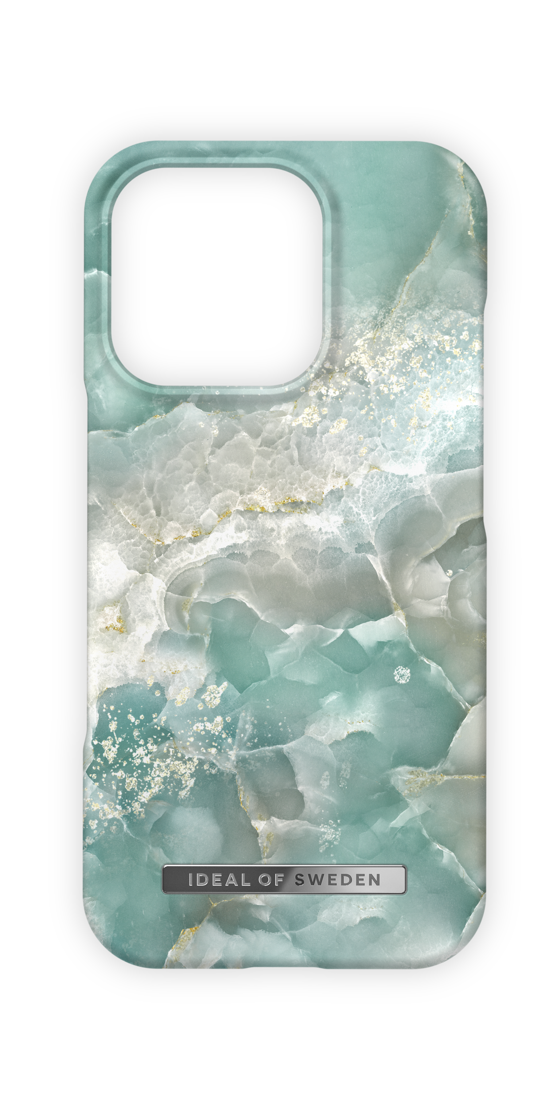 iDeal of Sweden iPhone 16 Pro Max Fashion back case met magnetische ring azura marble