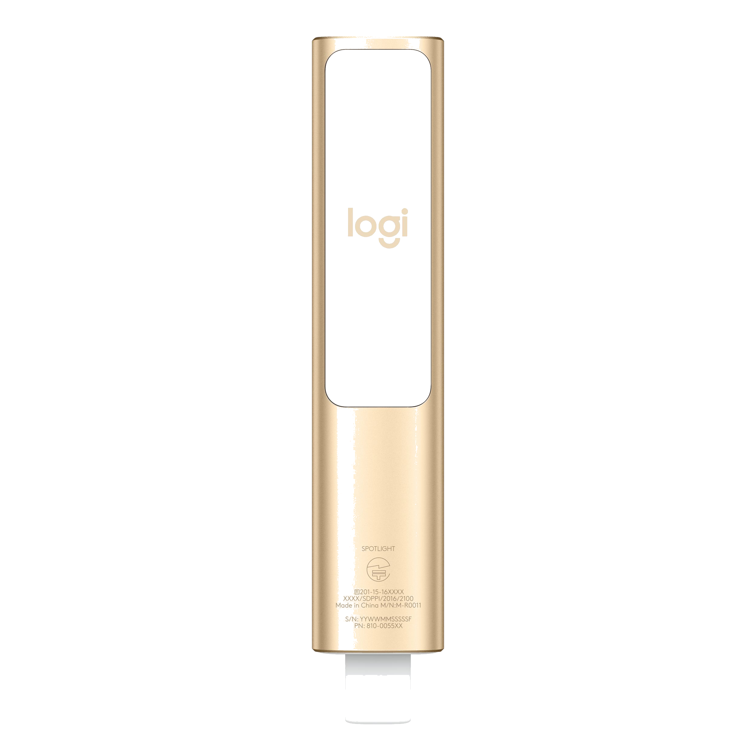 Logitech Spotlight presenter goud