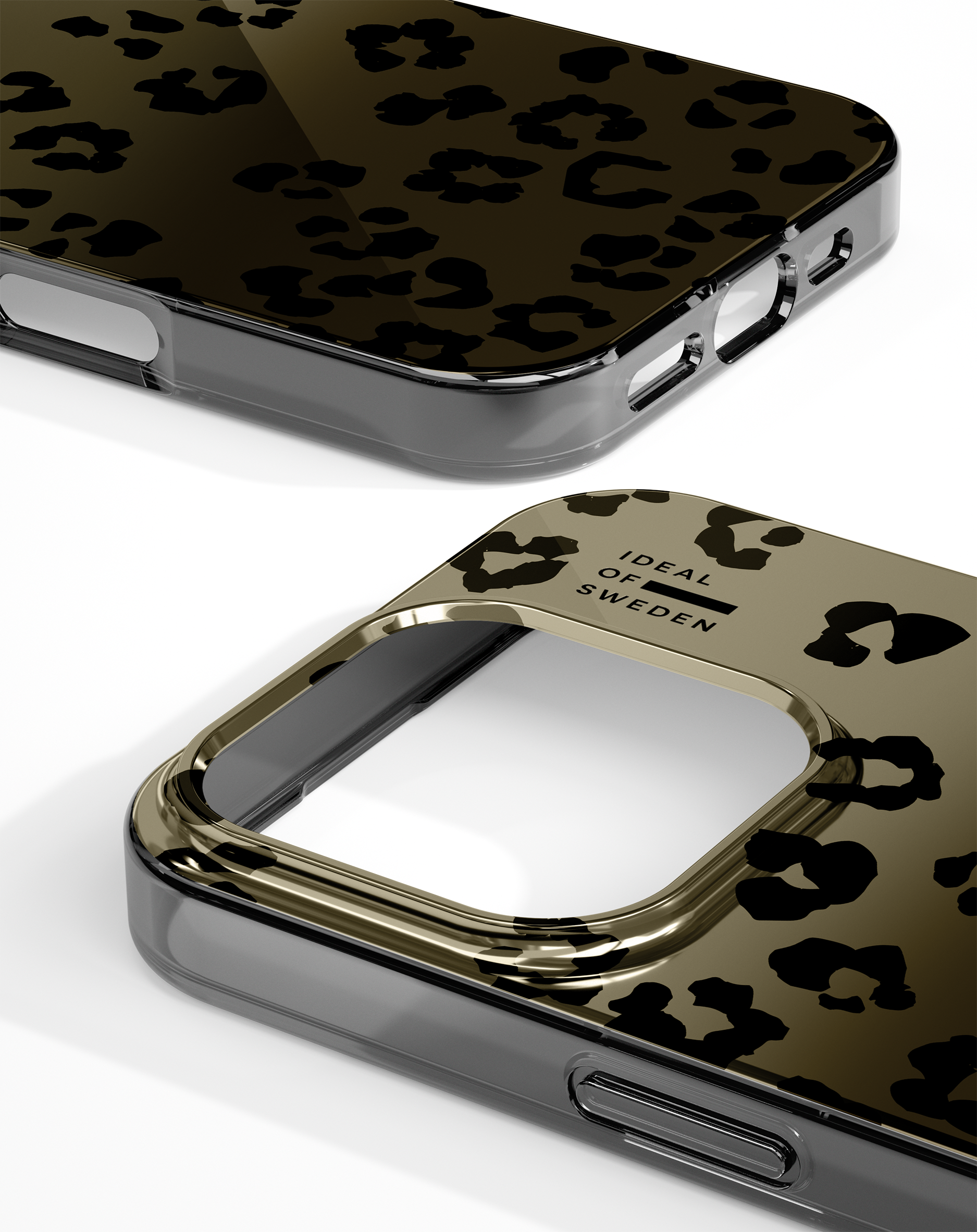 iDeal of Sweden iPhone 16 Pro Mirror case met magnetische ring leo ombre