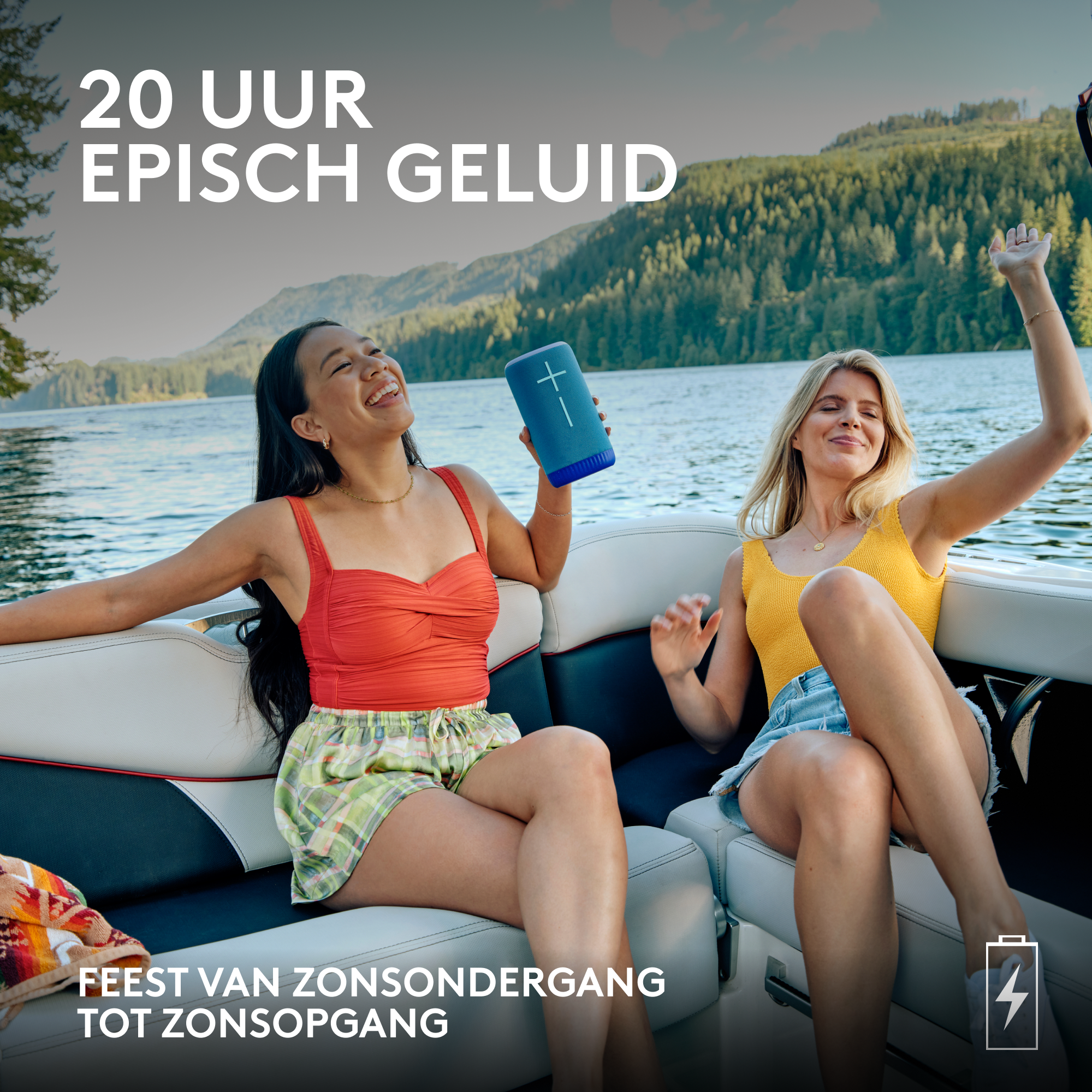 Ultimate Ears Everboom 4 bluetooth speaker blauw