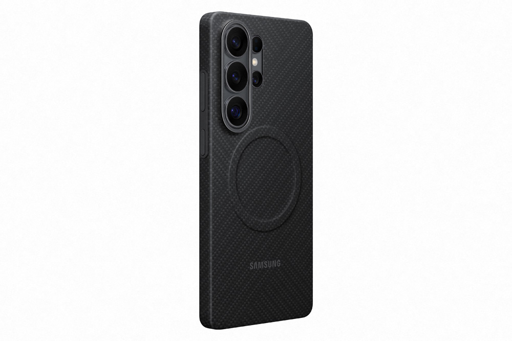 Samsung Galaxy S26 Ultra Carbon magnet case zwart