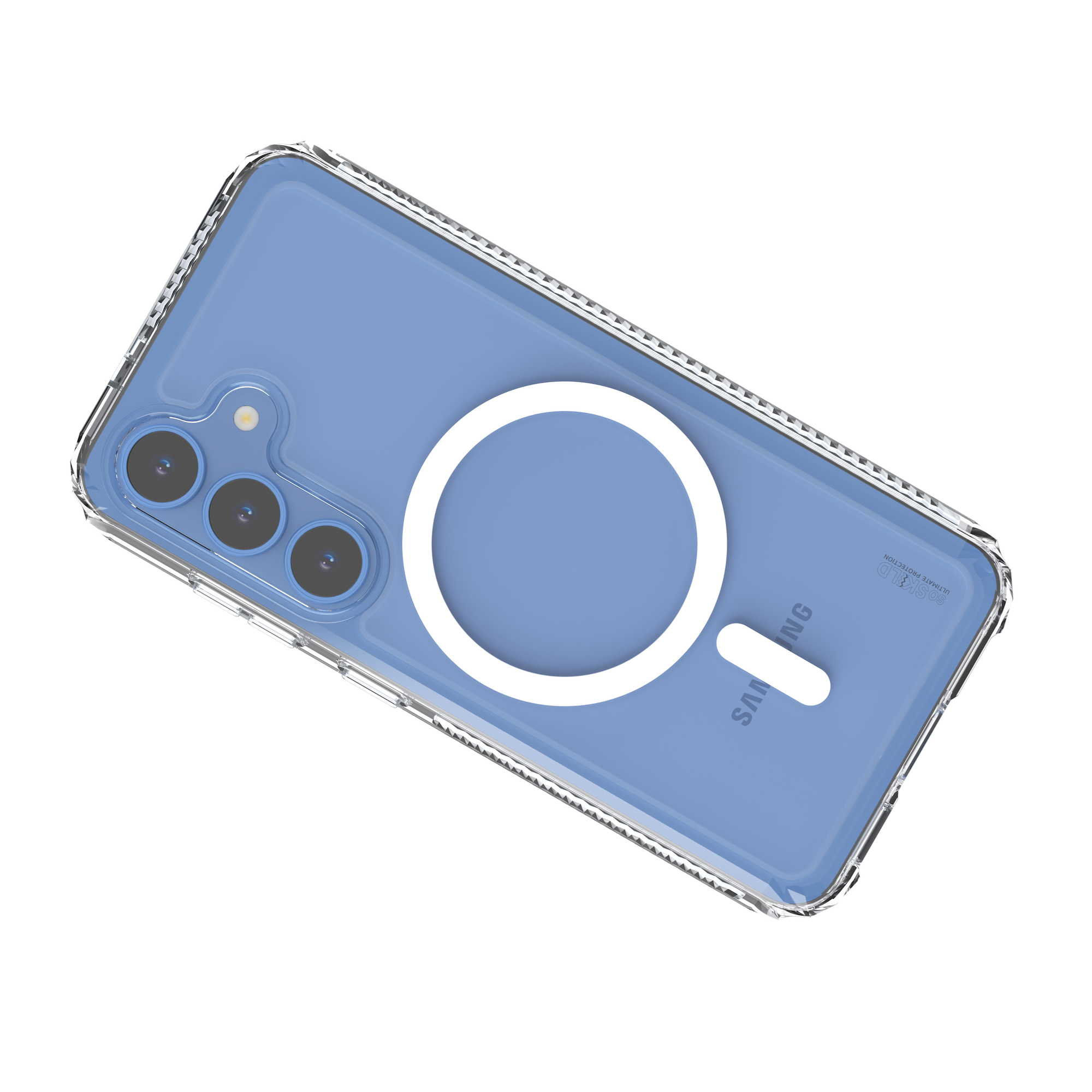 SoSkild Samsung Galaxy S25 Defend heavy impact case transparant