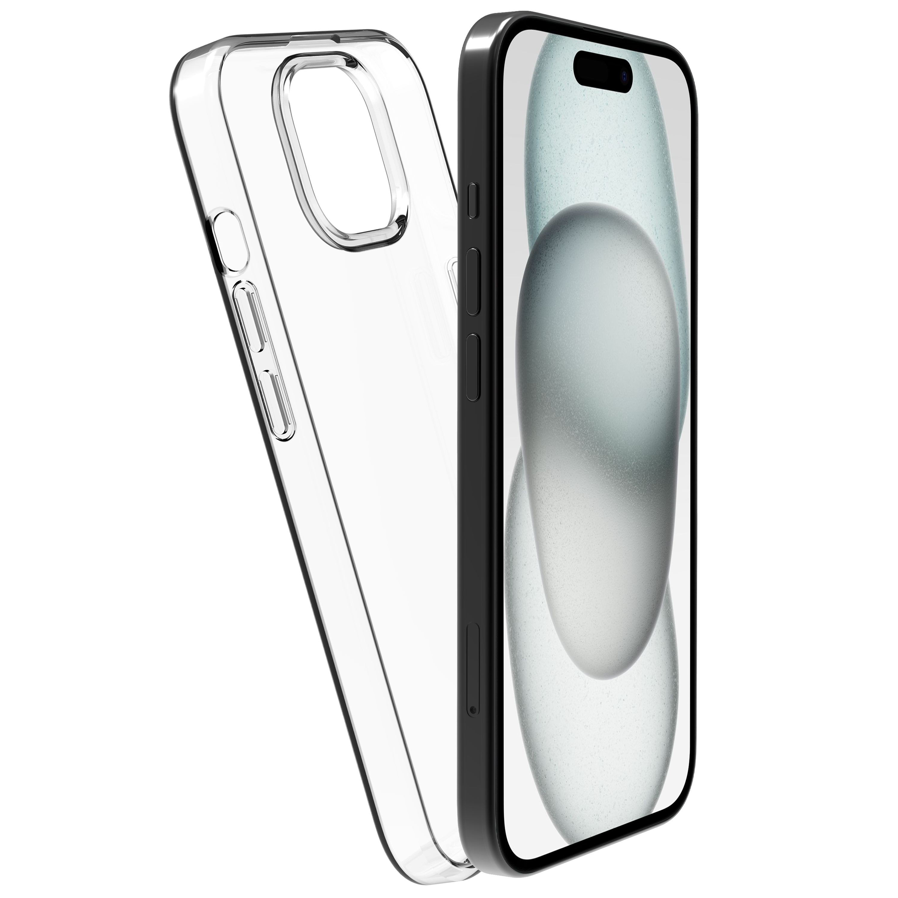 BeHello iPhone 15 Plus Thin gel case transparant