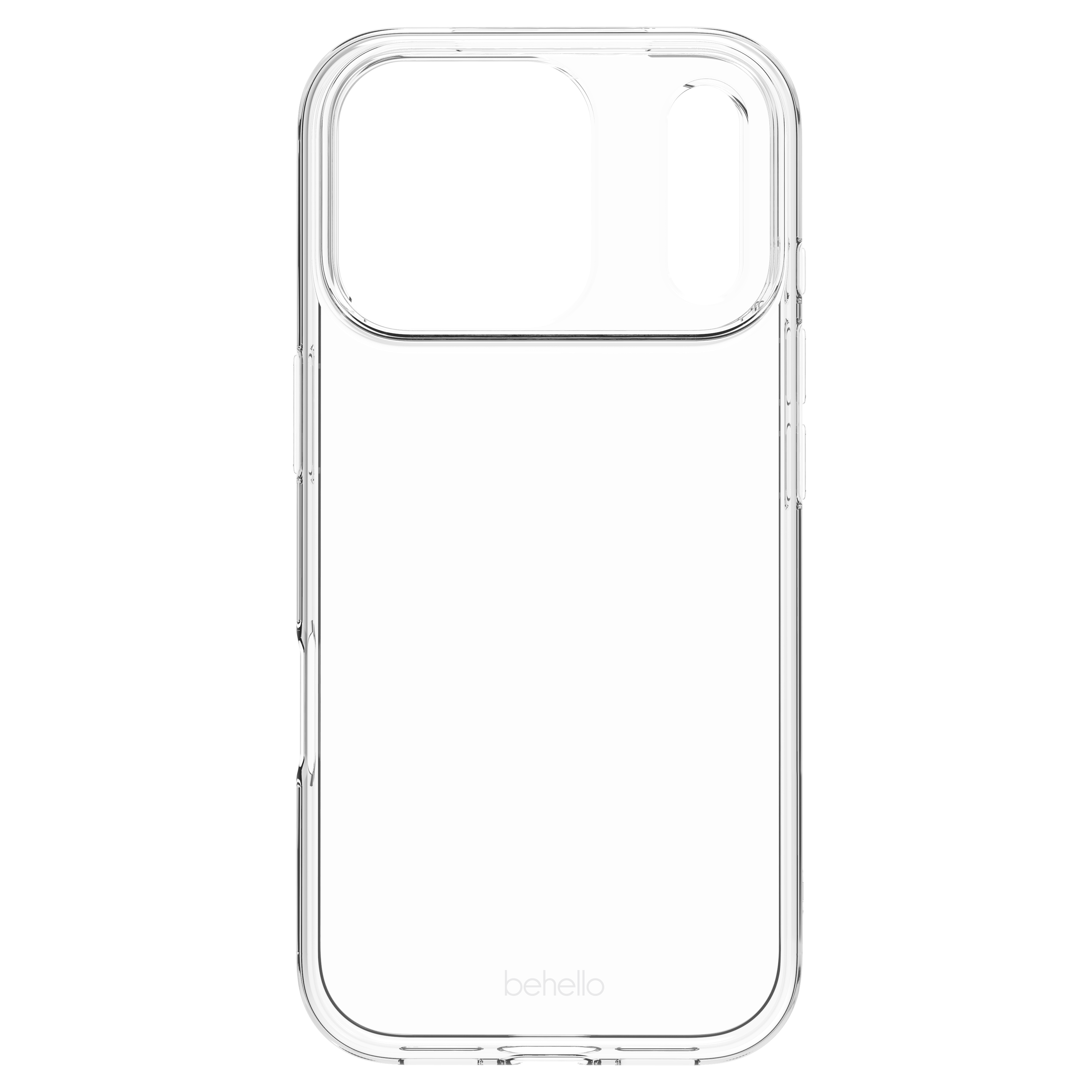 BeHello iPhone 17 Pro Max Thin gel case transparant