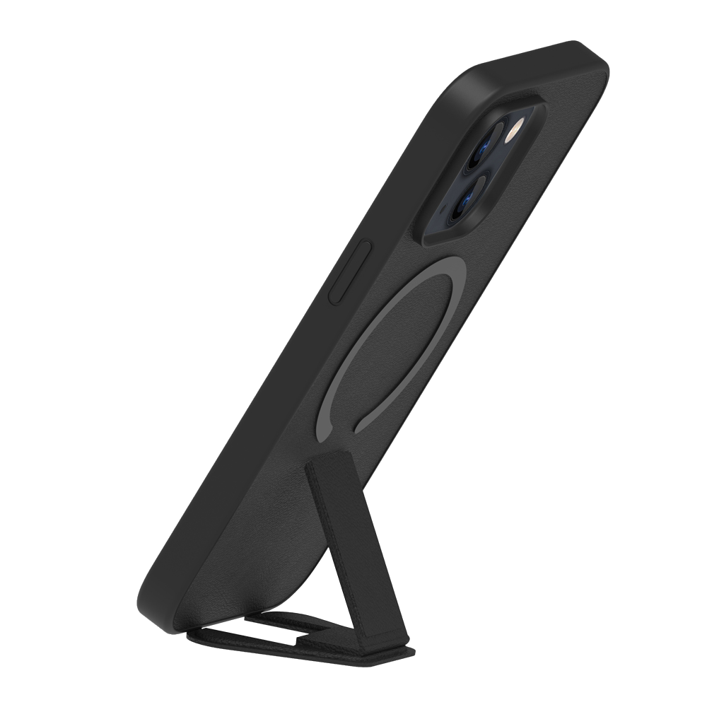 BeHello iPhone 14 Stand case met magnetische ring zwart
