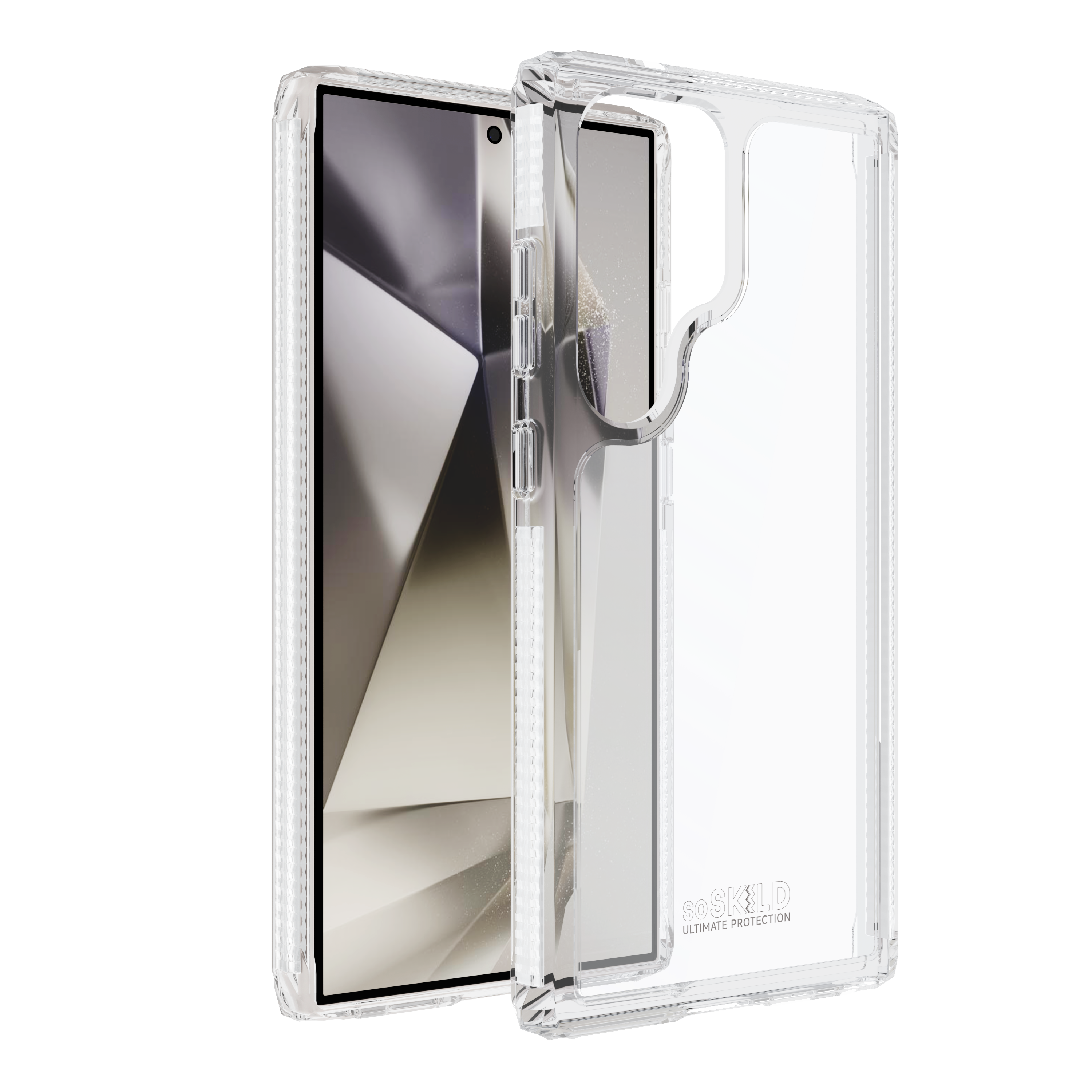 SoSkild Samsung Galaxy S24 Ultra Defend heavy impact case transparant