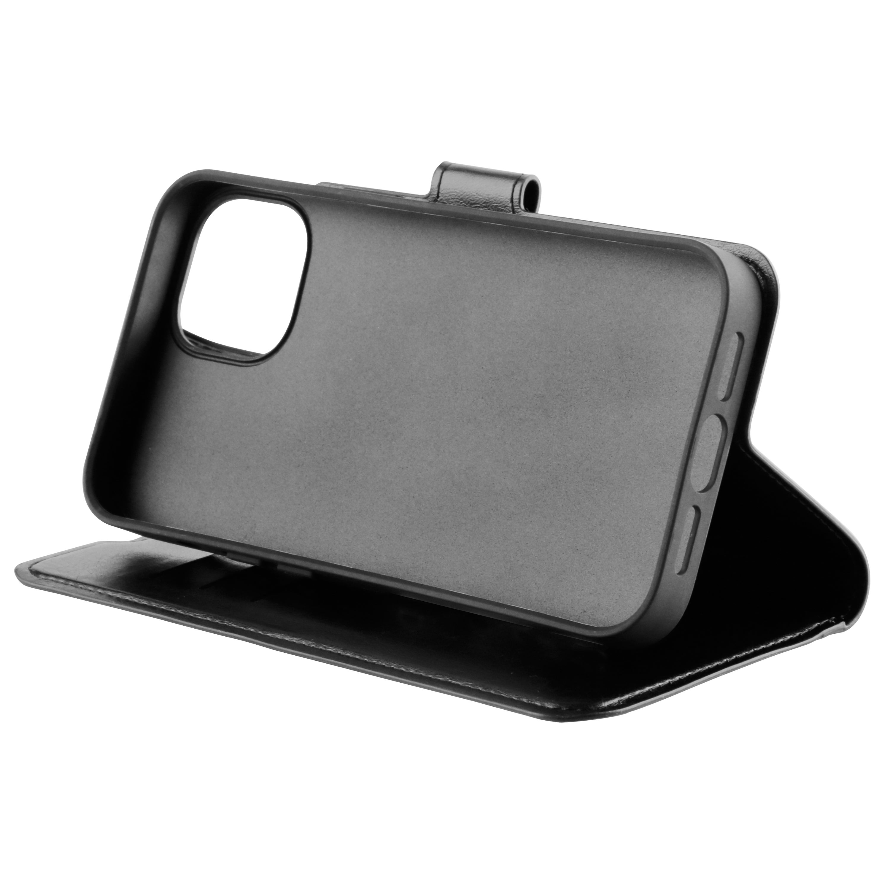 BeHello iPhone 13 mini Gel wallet case zwart