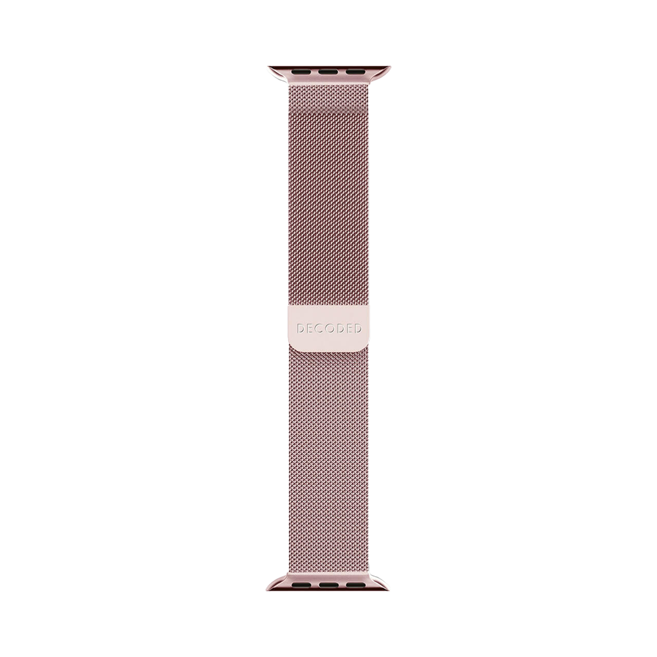 Decoded Milan Traction bandje voor Apple Watch (1e t/m 10e generatie/SE) 45/44/42 mm rose gold