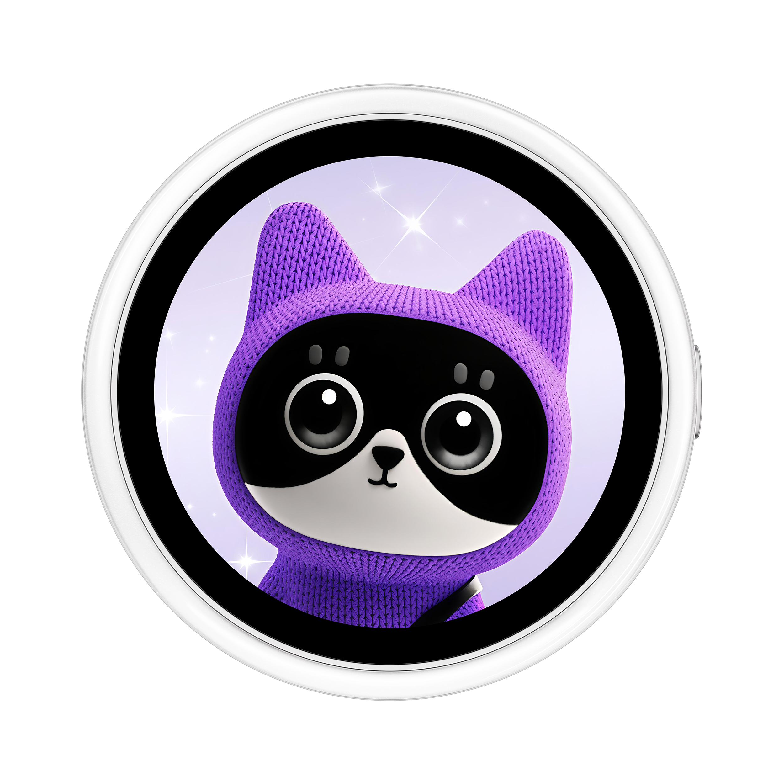 OPPO Bubble Mag e-badge zilver