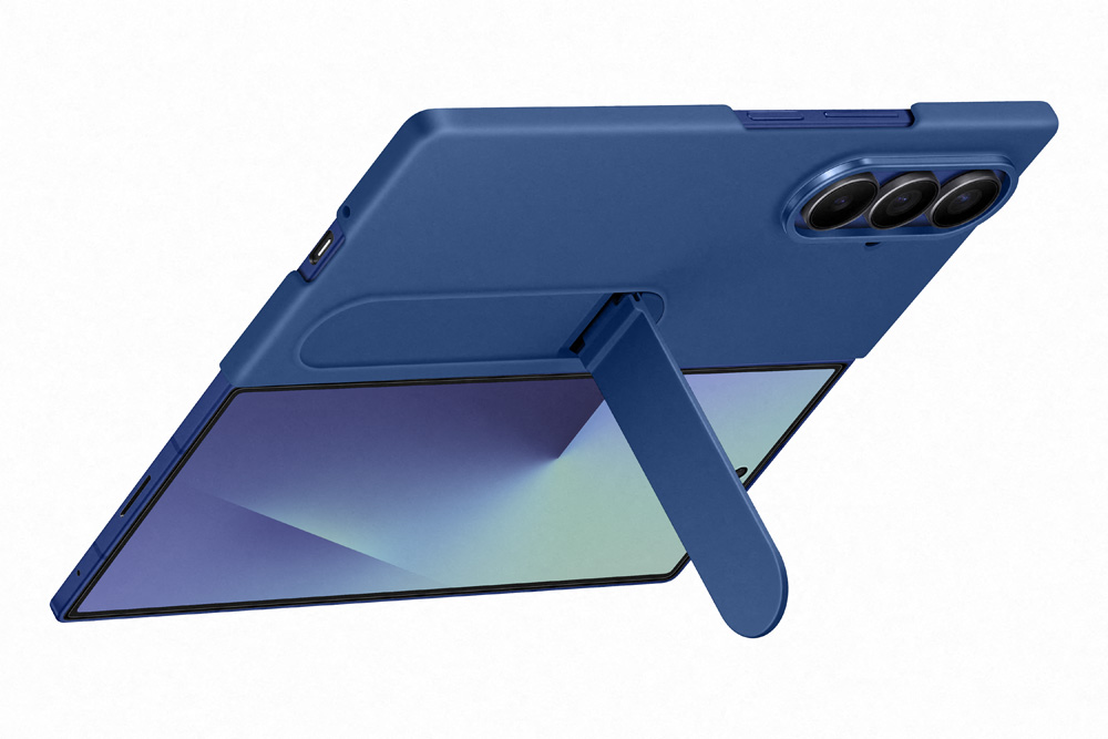 Samsung Galaxy Fold7 Silicone case blauw