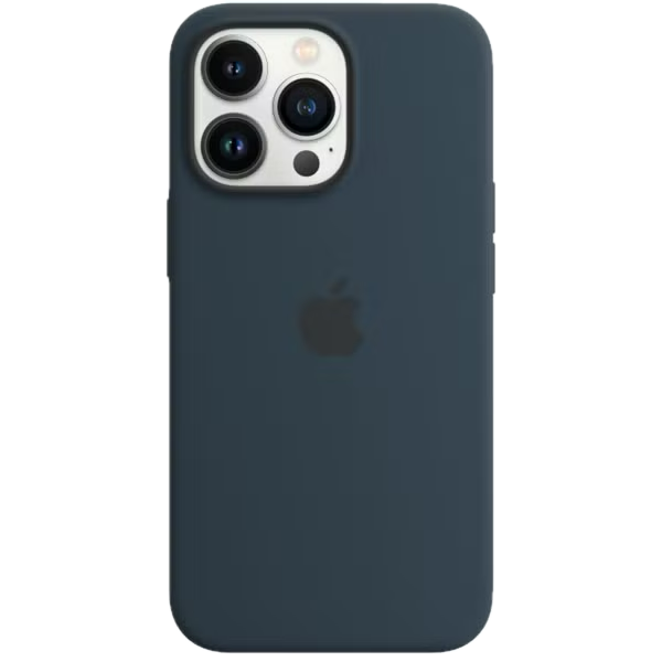 Apple iPhone 13 Pro Silicone case met MagSafe blauw