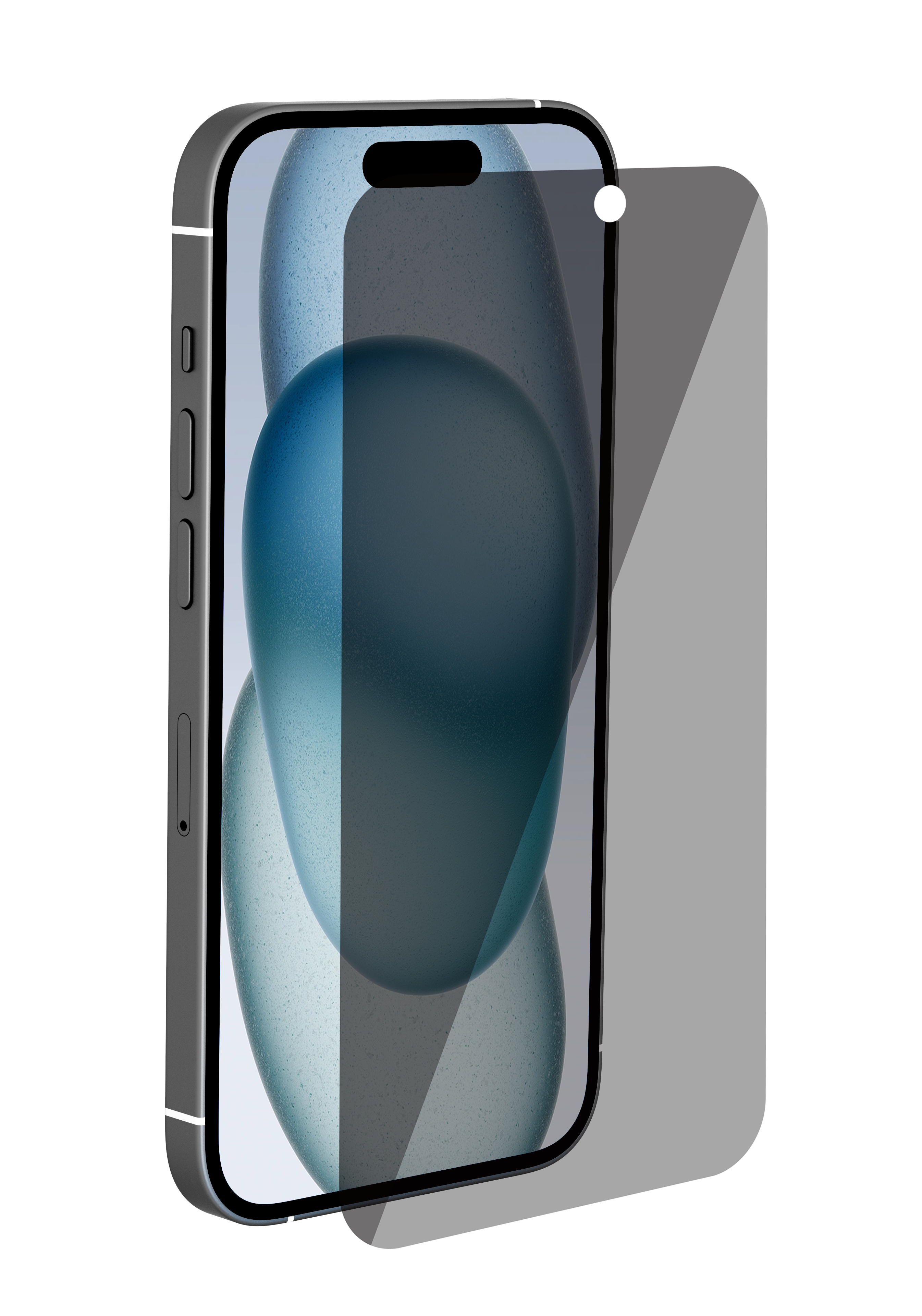 BeHello iPhone 15 Plus Privacy glass screen protector