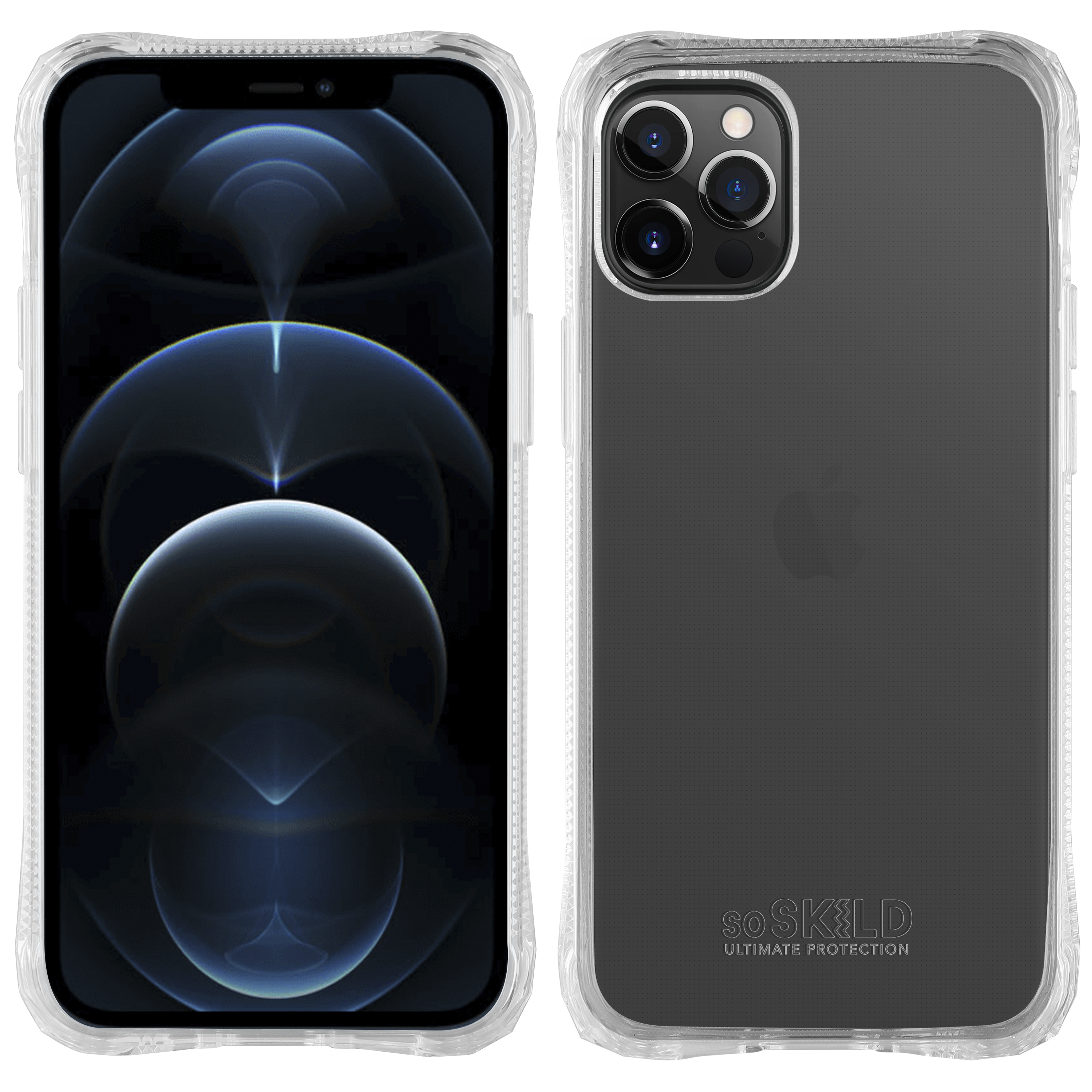 SoSkild iPhone 12/12 Pro Absorb impact case transparant