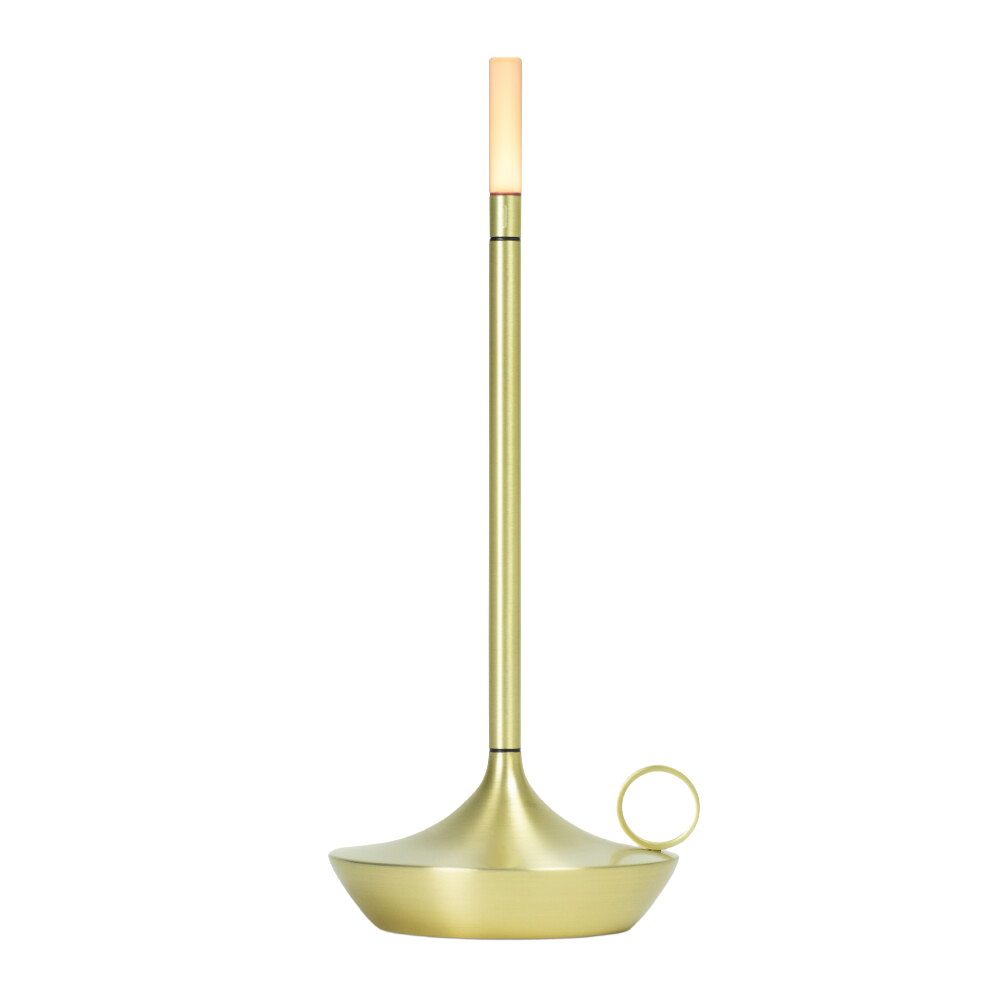 Graypants Wick Oplaadbare tafellamp messing