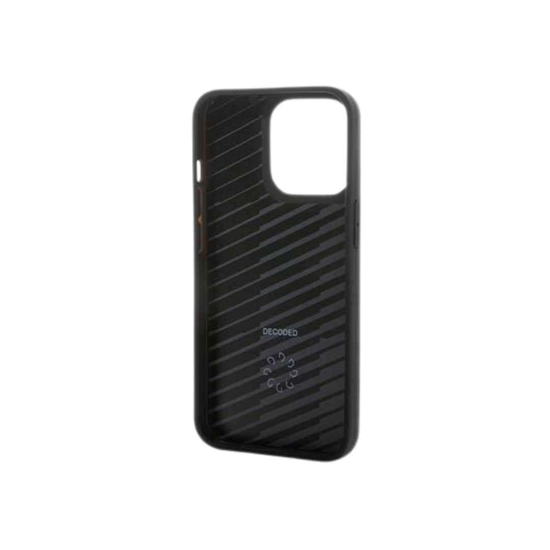 Decoded iPhone 13 Pro Nike Grind leather back case met MagSafe zwart