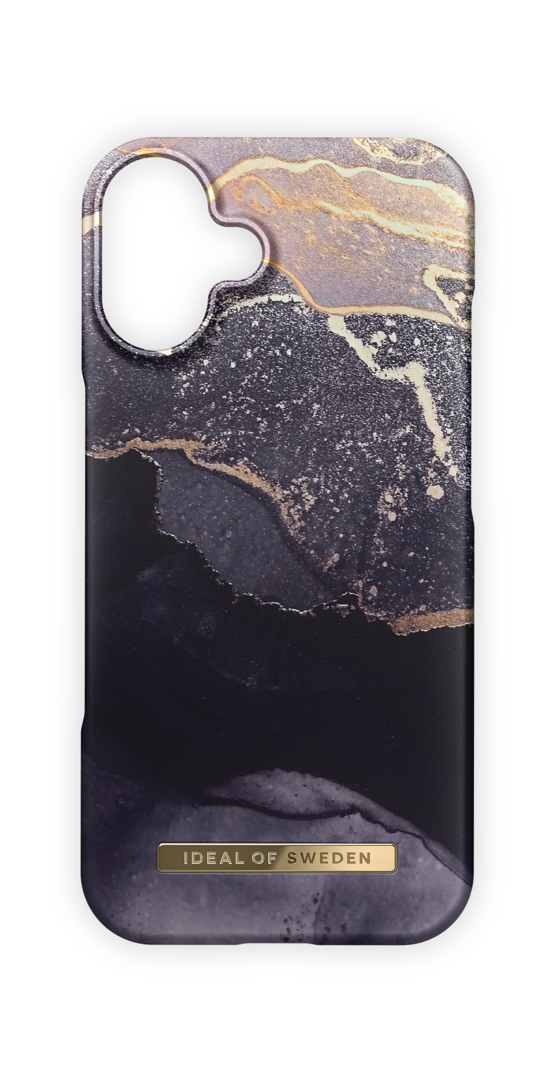 iDeal of Sweden iPhone 16 Fashion back case met magnetische ring golden twilight