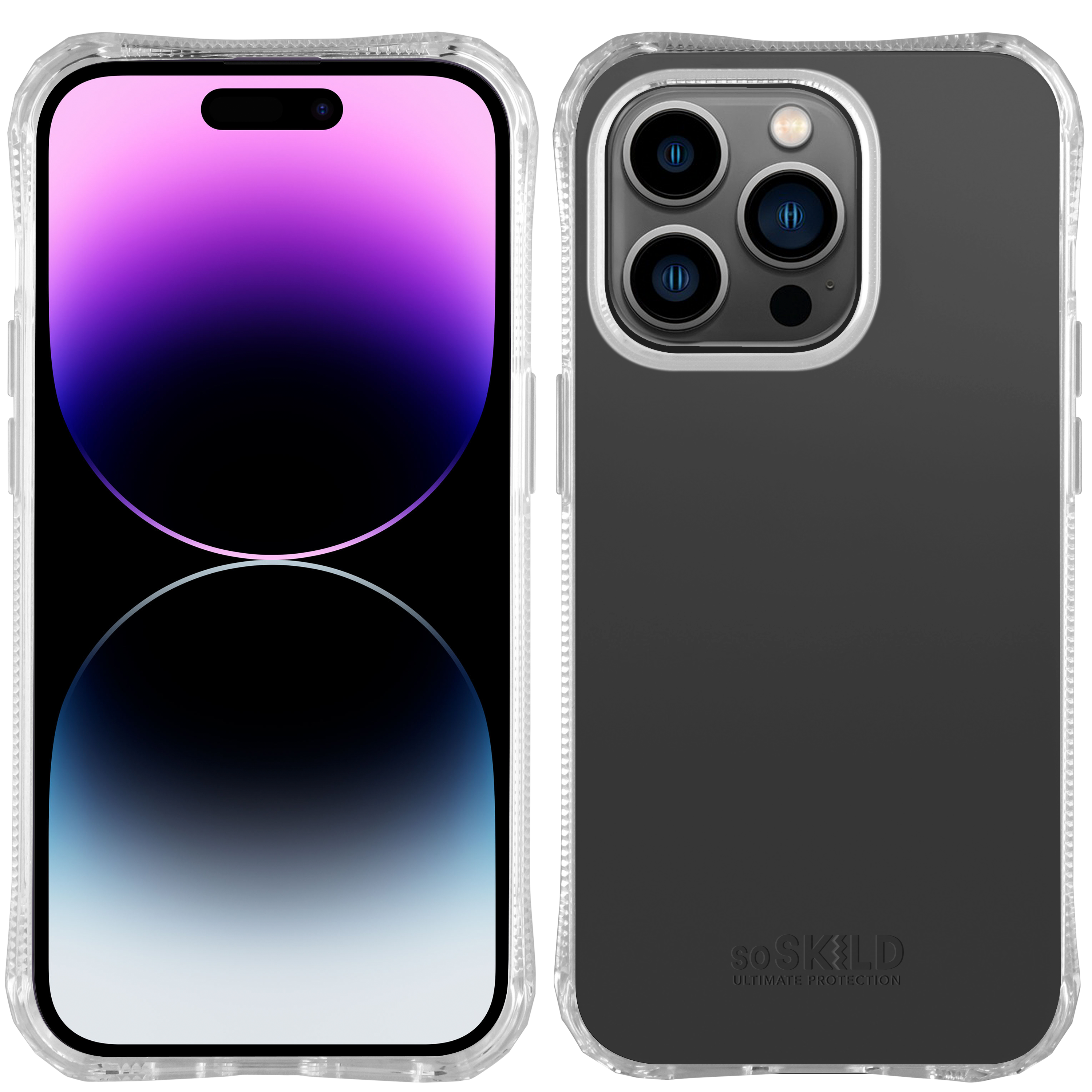 SoSkild iPhone 14 Pro Absorb impact case transparant