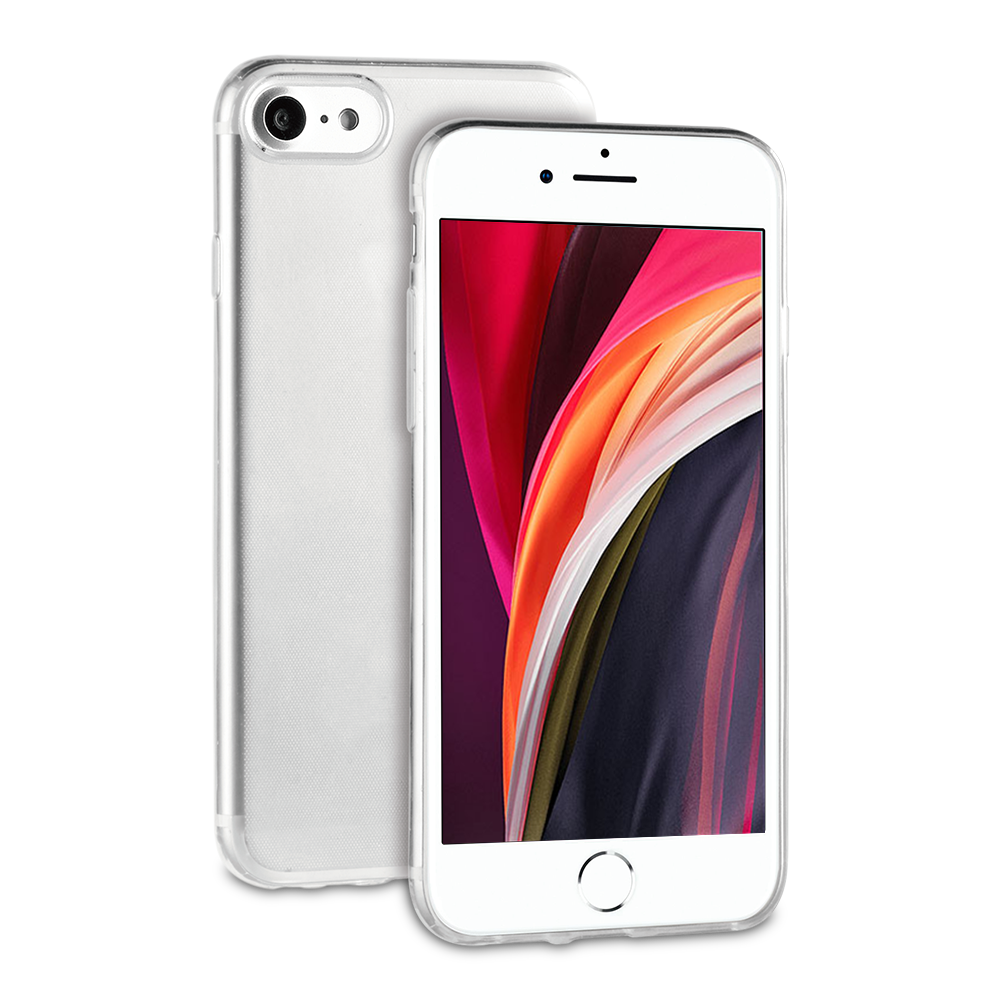 BeHello iPhone SE 2022/SE 2020/8/7 Thin gel case transparant