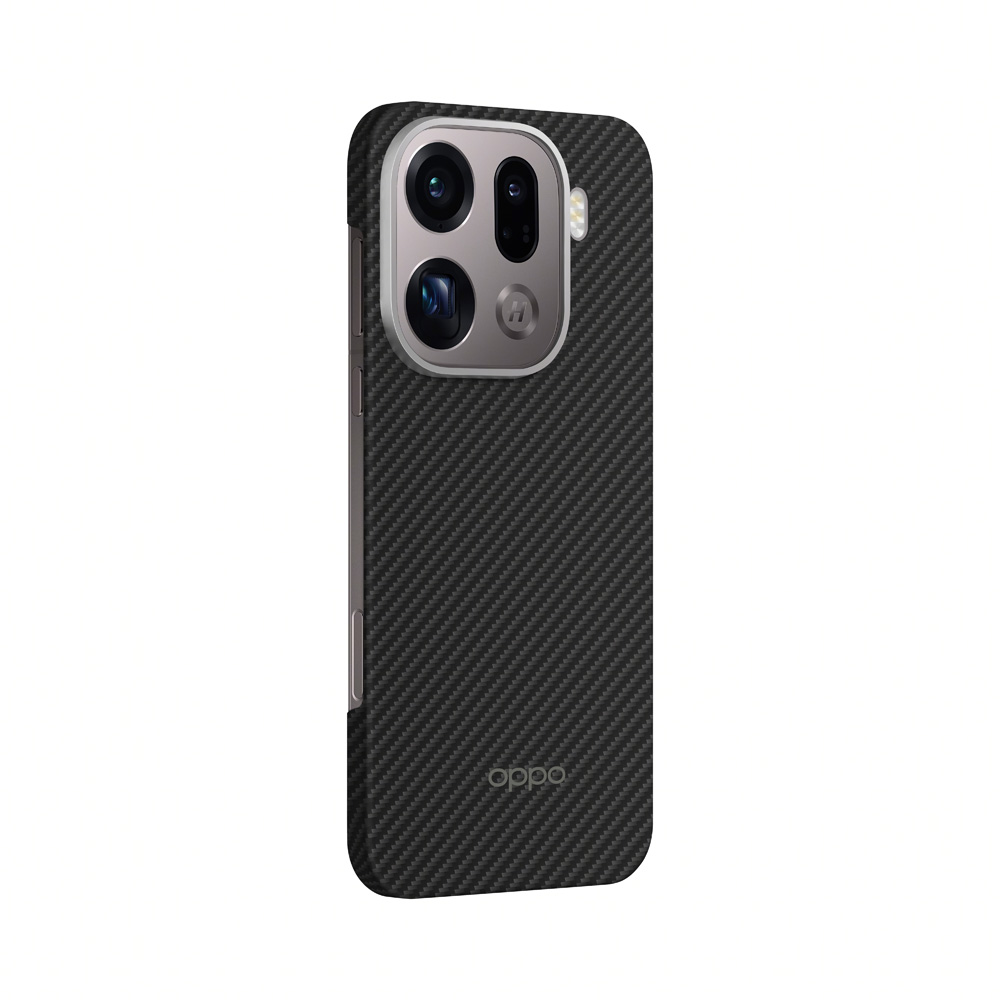 OPPO Find X9 Pro Aramid fiber magnetic case zwart