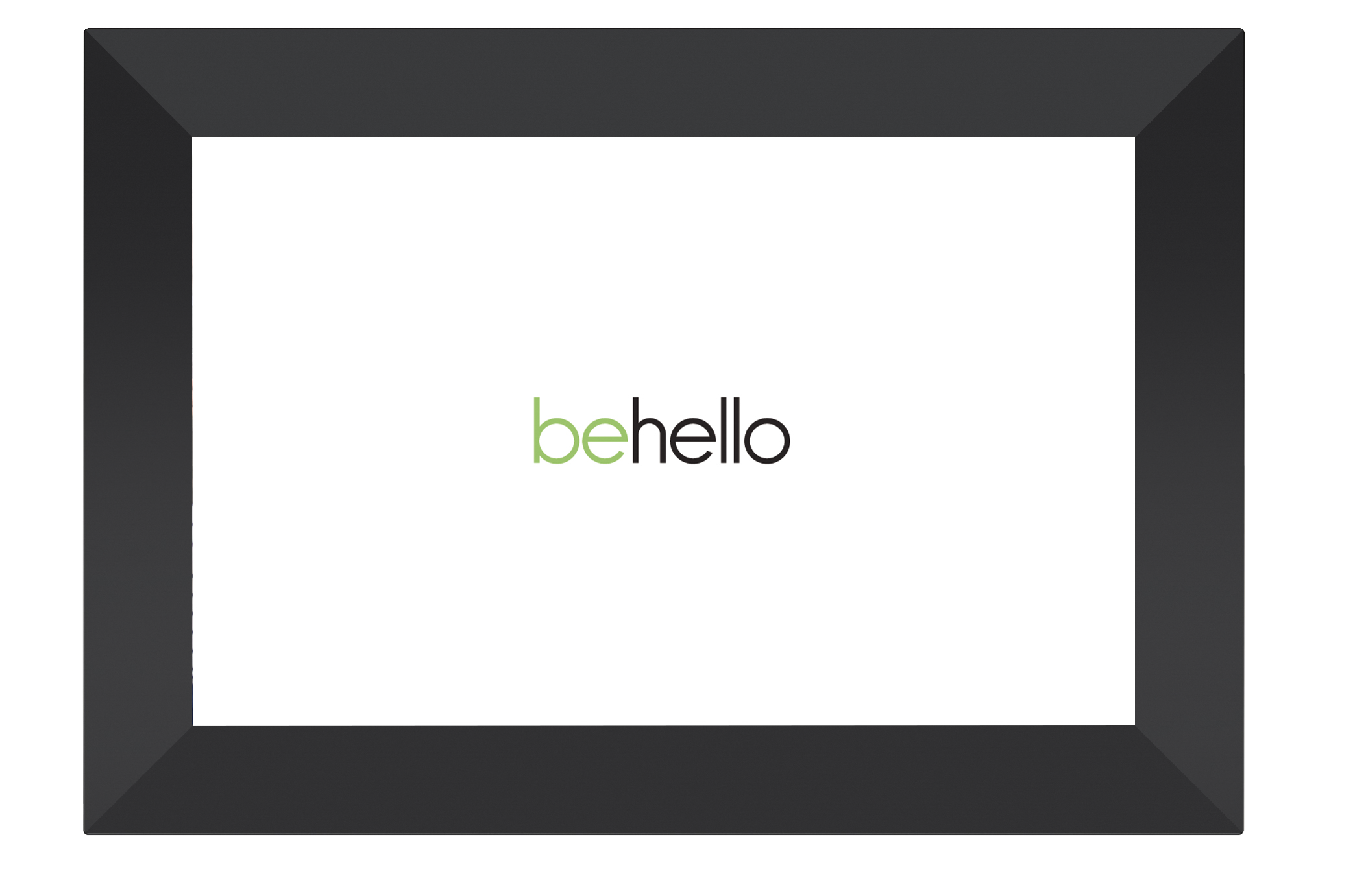 BeHello Digitale fotolijst met Frameo app 16GB zwart