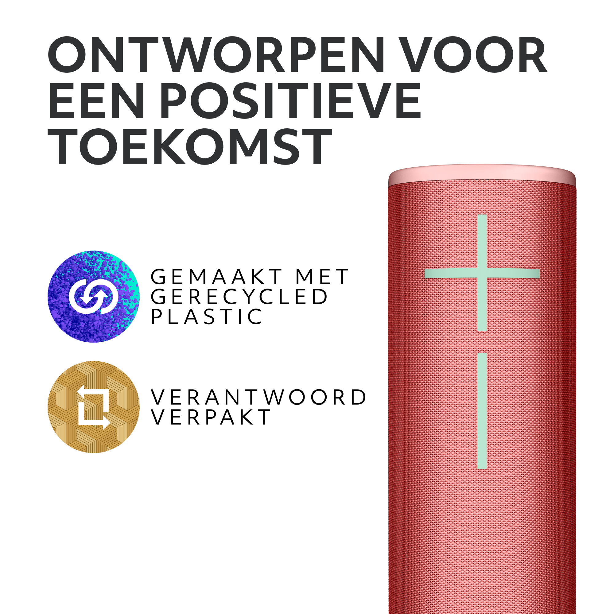 Ultimate Ears Boom 4 bluetooth speaker roze