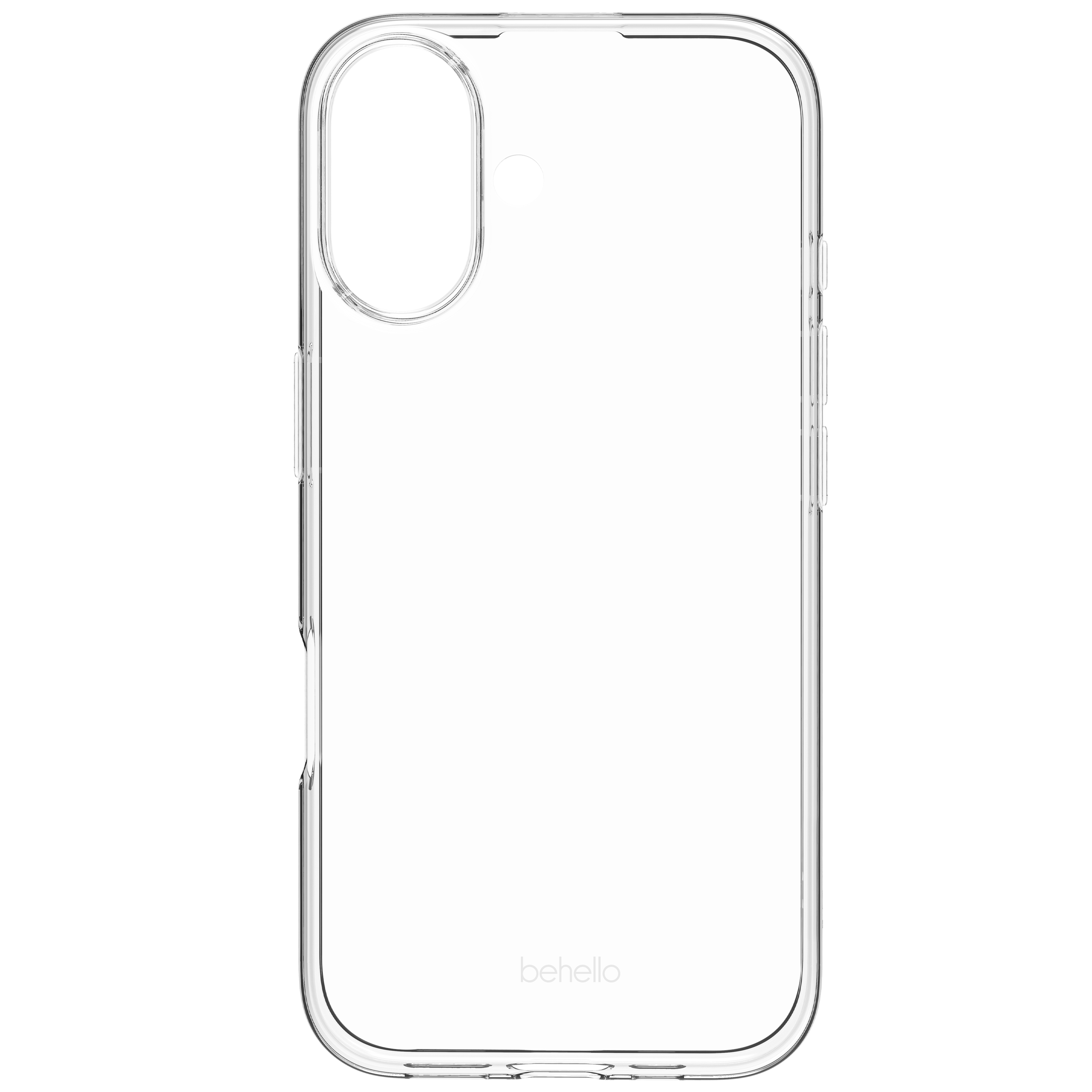 BeHello iPhone 16 Plus Thin gel case transparant