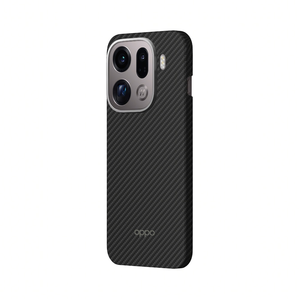 OPPO Find X9 Pro Aramid fiber magnetic case zwart