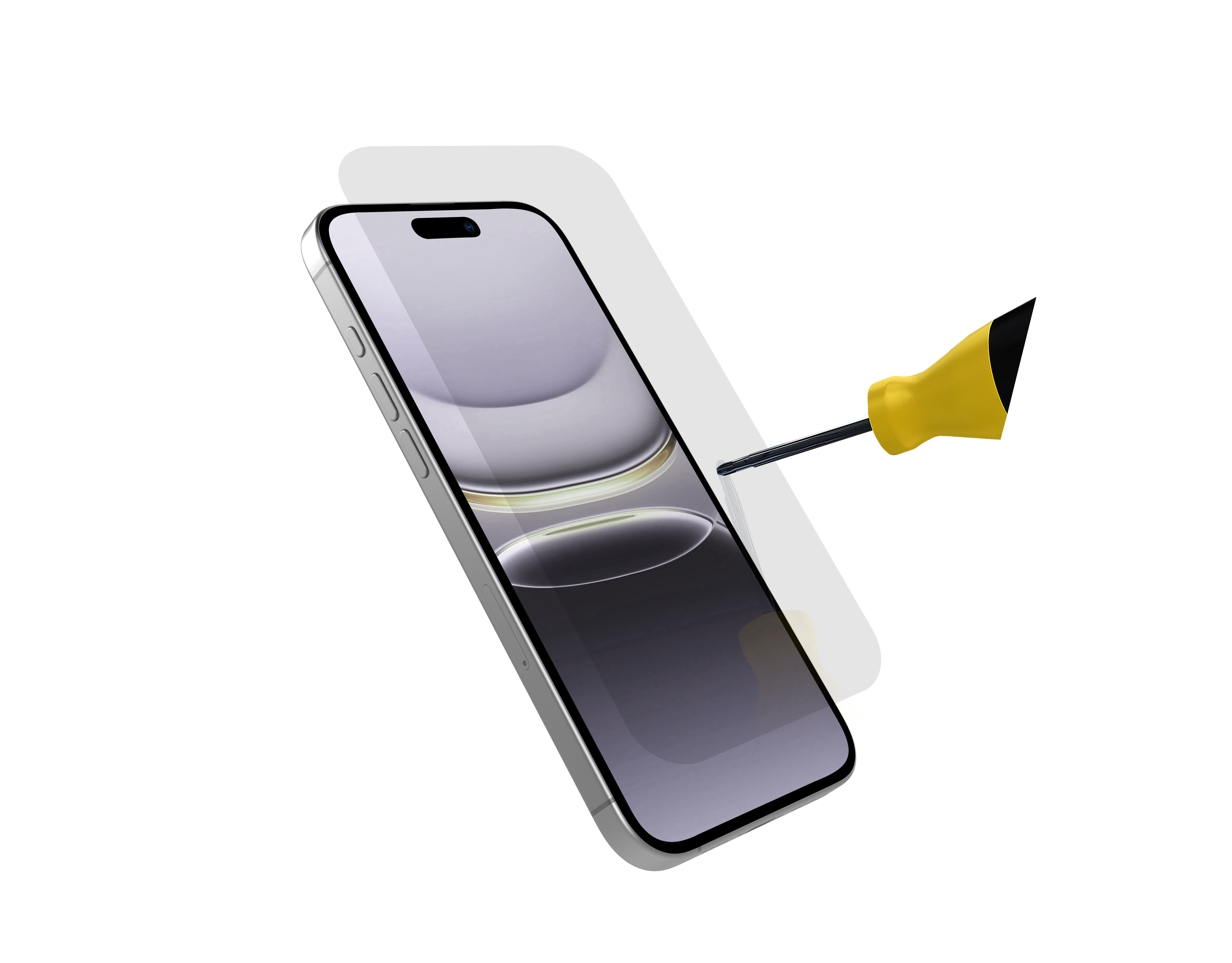 BeHello iPhone 17 High impact glass screenprotector
