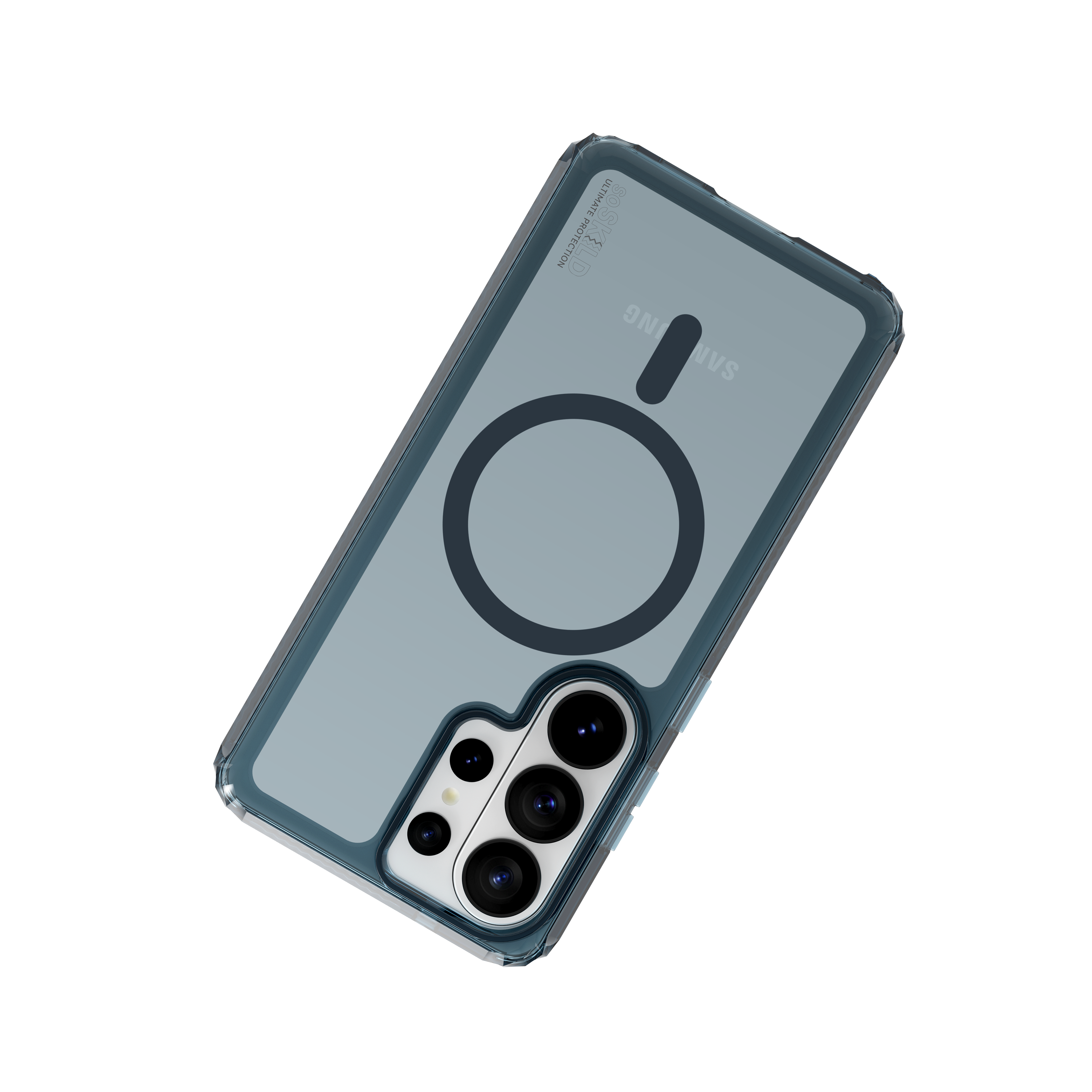 SoSkild Samsung Galaxy S26 Ultra Defend heavy impact case met magnetische ring grijs