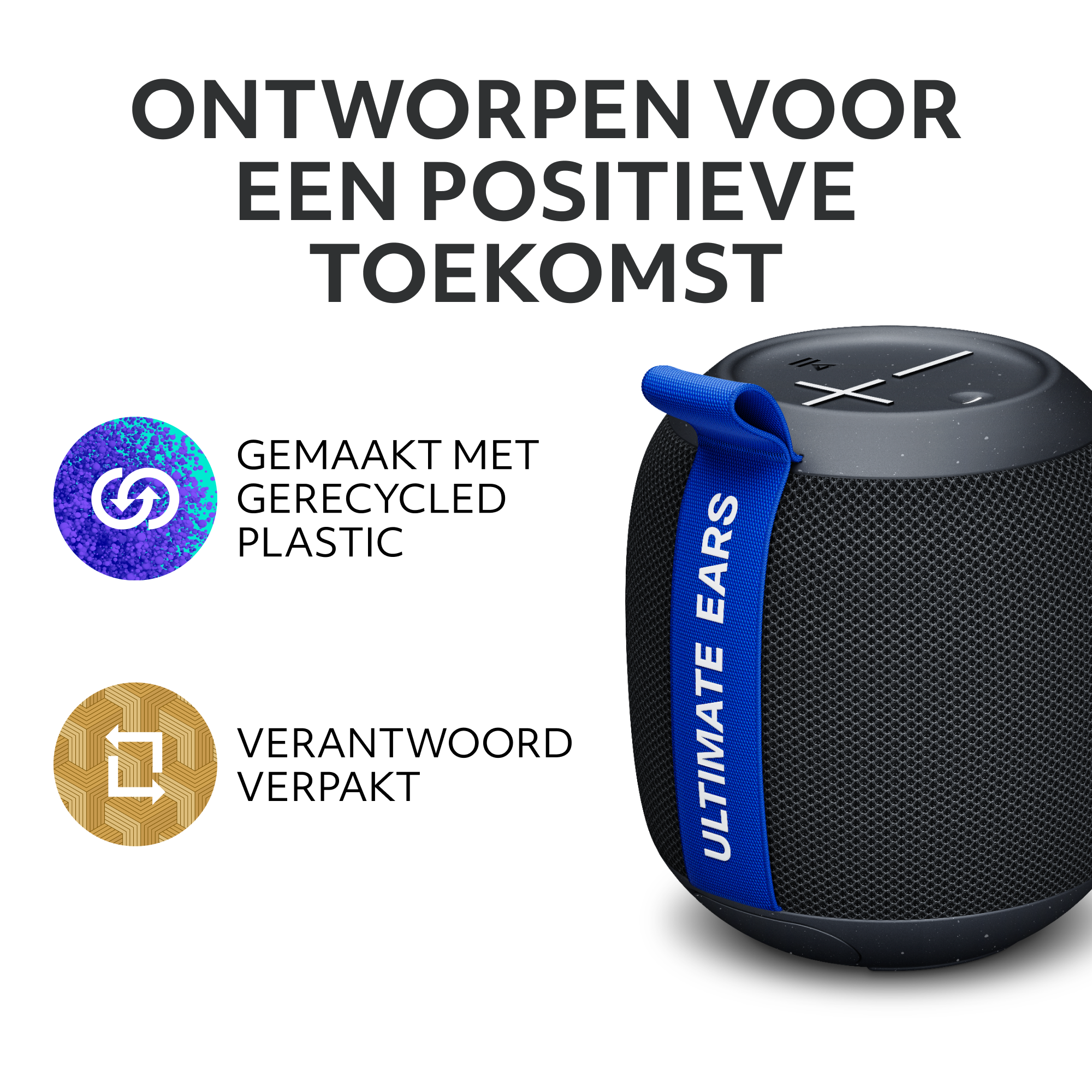 Ultimate Ears Wonderboom PLAY bluetooth speaker zwart