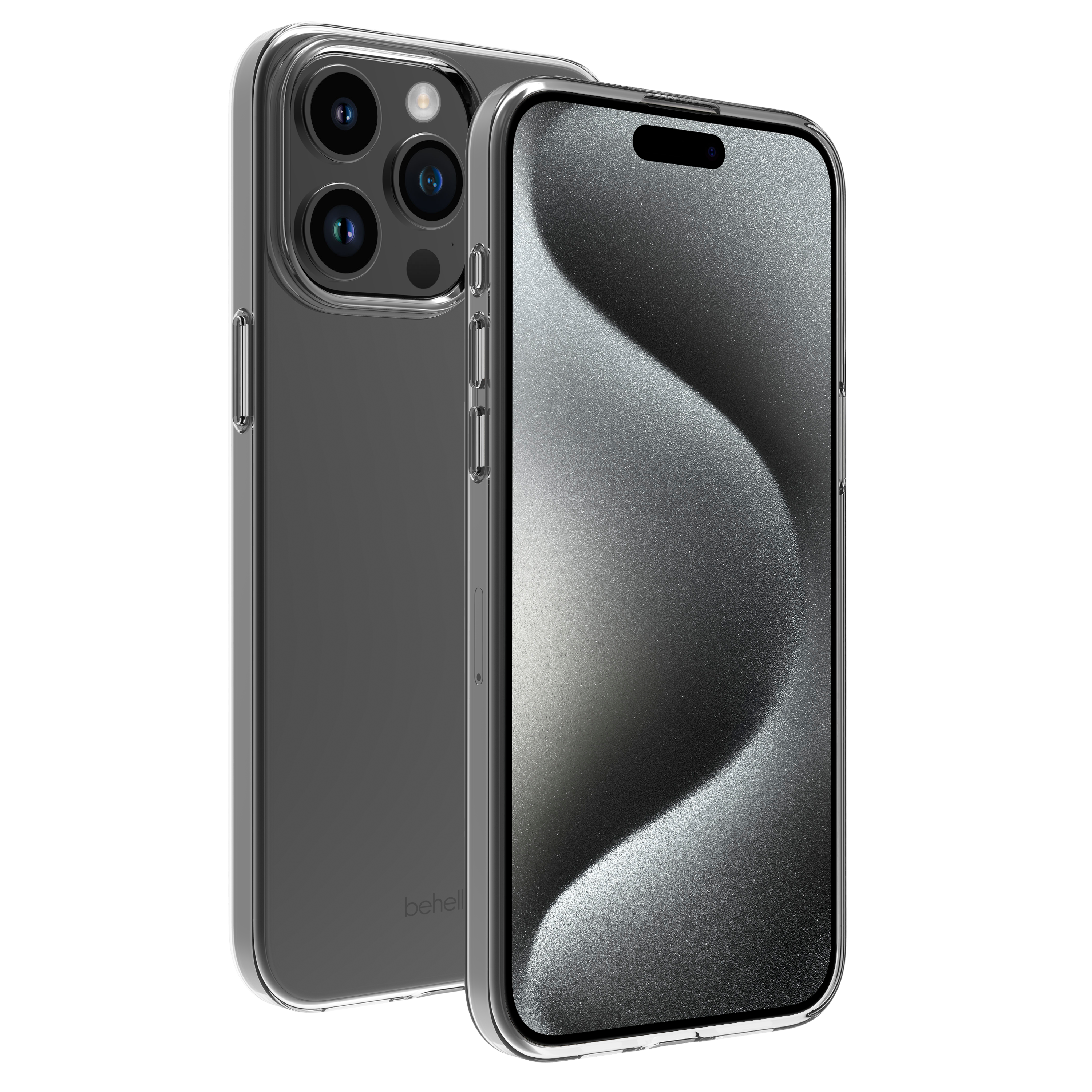 BeHello iPhone 15 Pro Max Thin gel case transparant