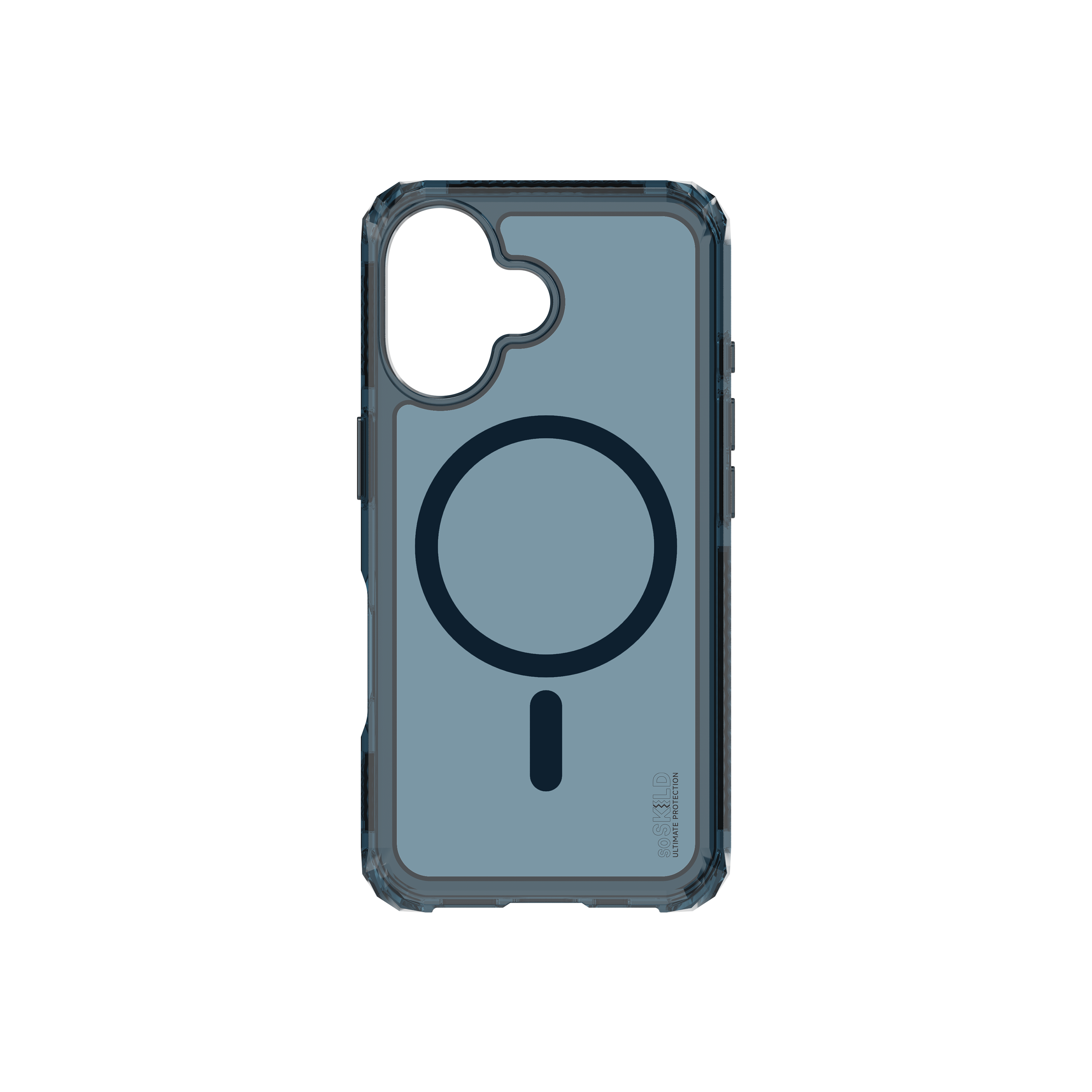 SoSkild iPhone 16 Defend heavy impact case met magnetische ring grijs