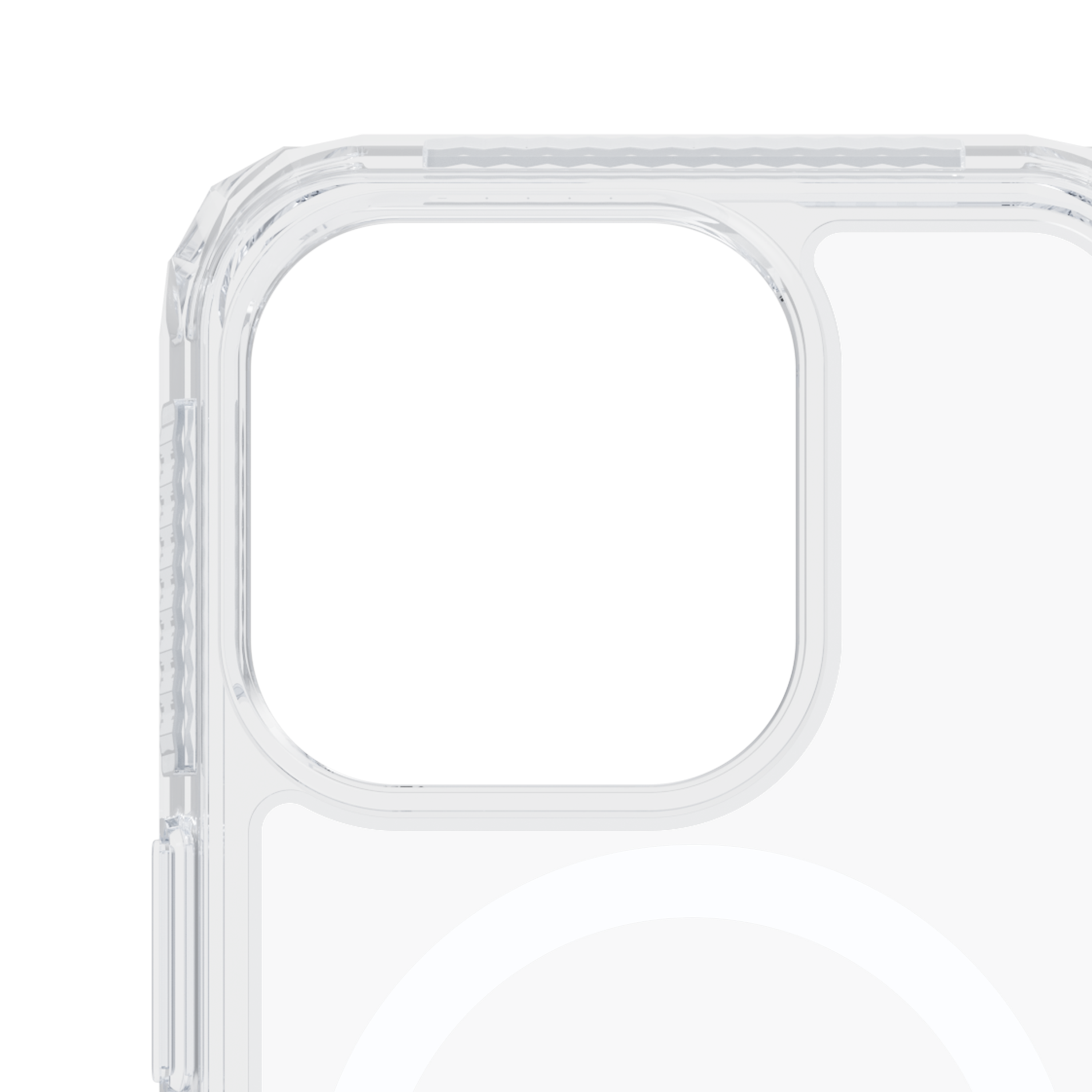 SoSkild iPhone 15 Pro Defend heavy impact case met magnetische ring transparant