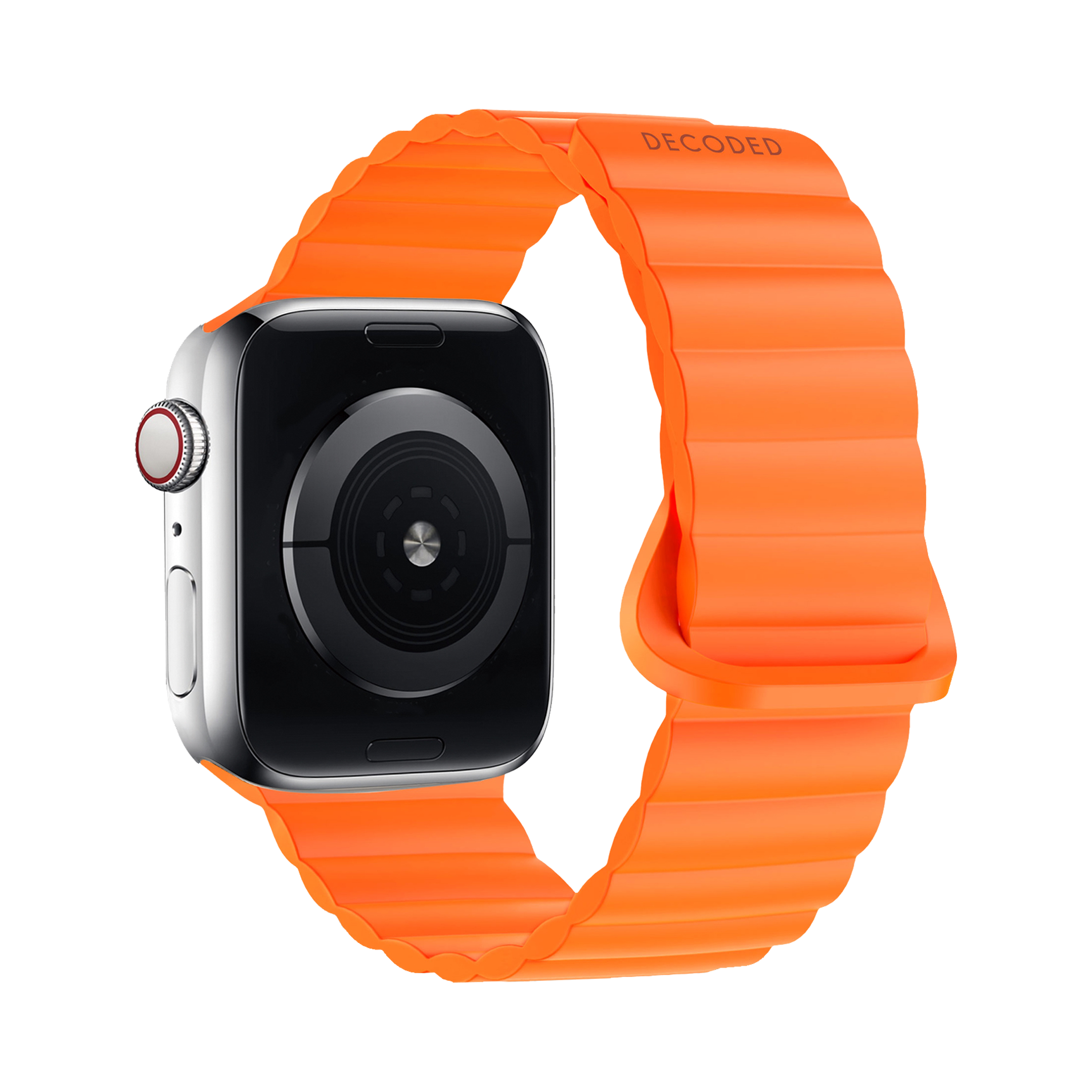 Decoded Traction Loop Lite bandje voor Apple Watch (1e t/m 10e generatie/SE) 45/44/42 mm apricot