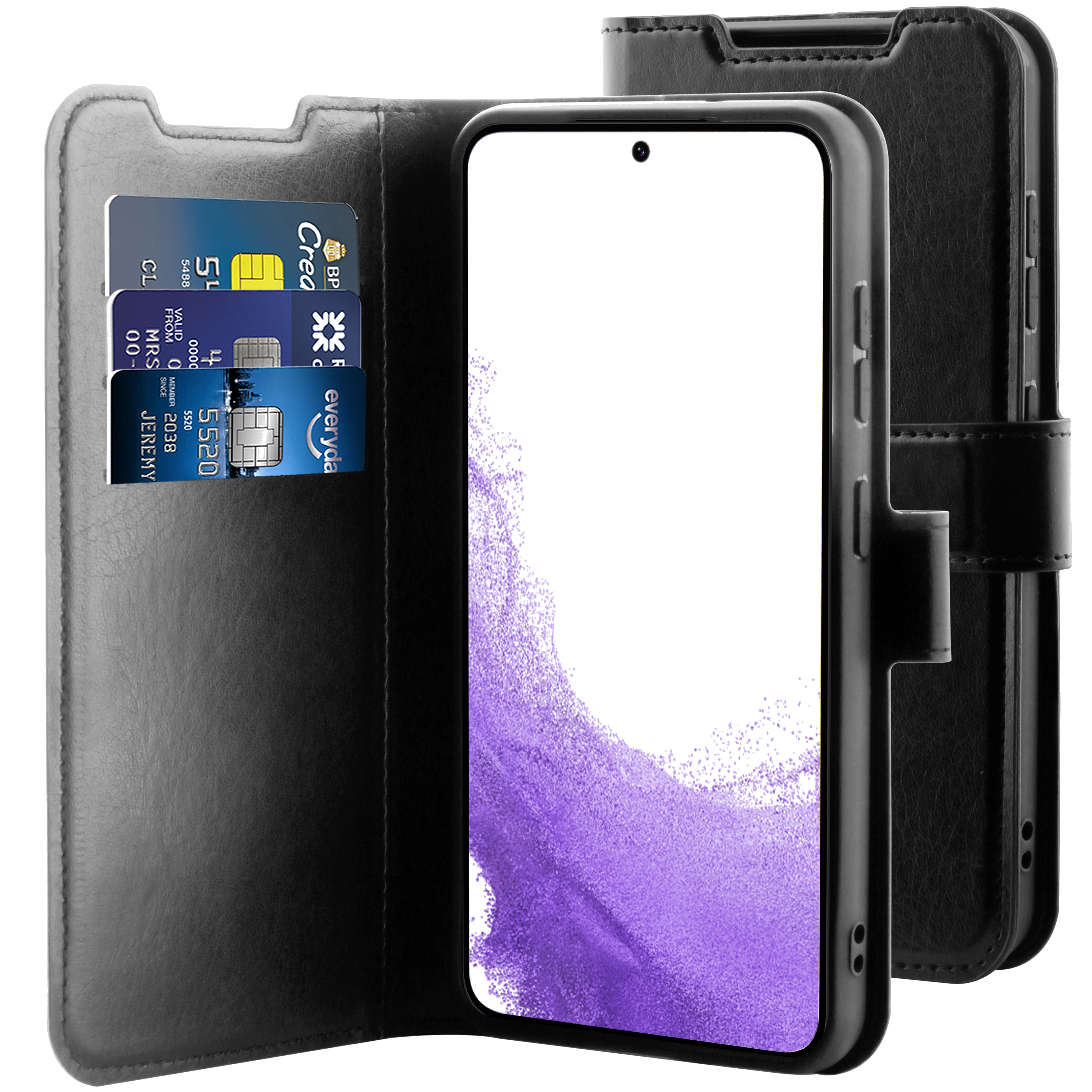 BeHello Samsung Galaxy S23 Gel wallet case zwart