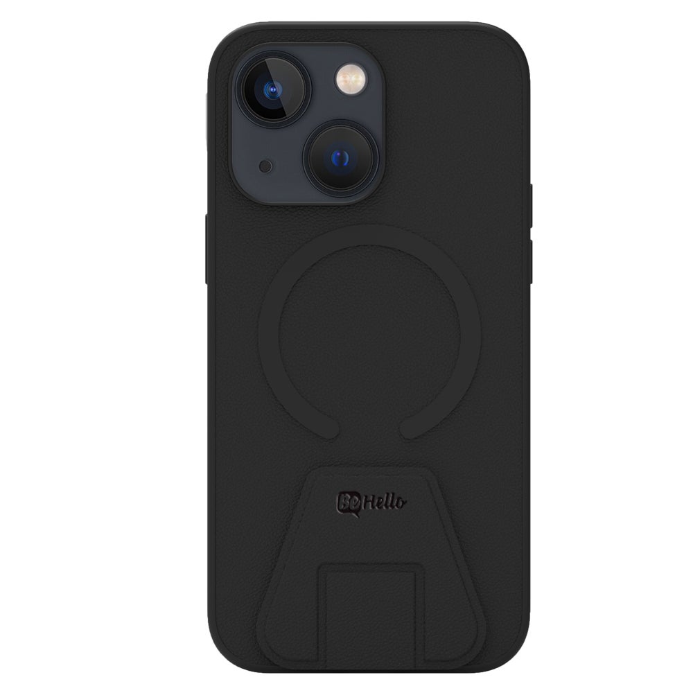 BeHello iPhone 14 Plus Stand case met magnetische ring zwart