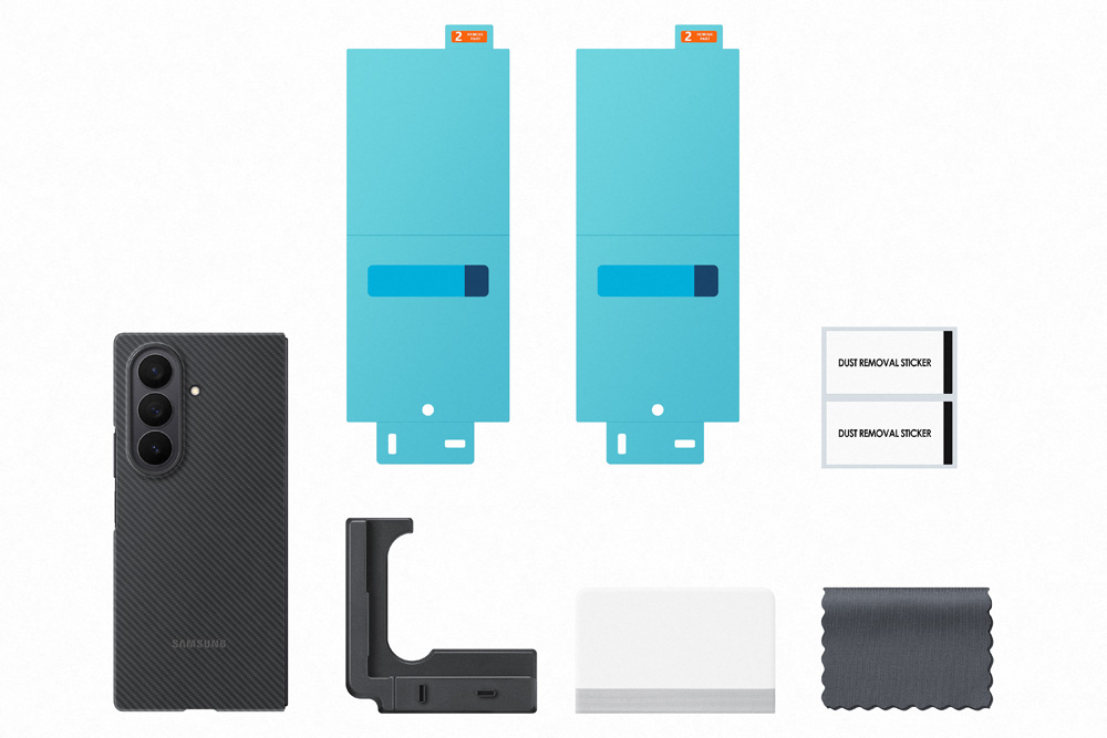 Samsung Galaxy Fold7 Carbon shield case zwart