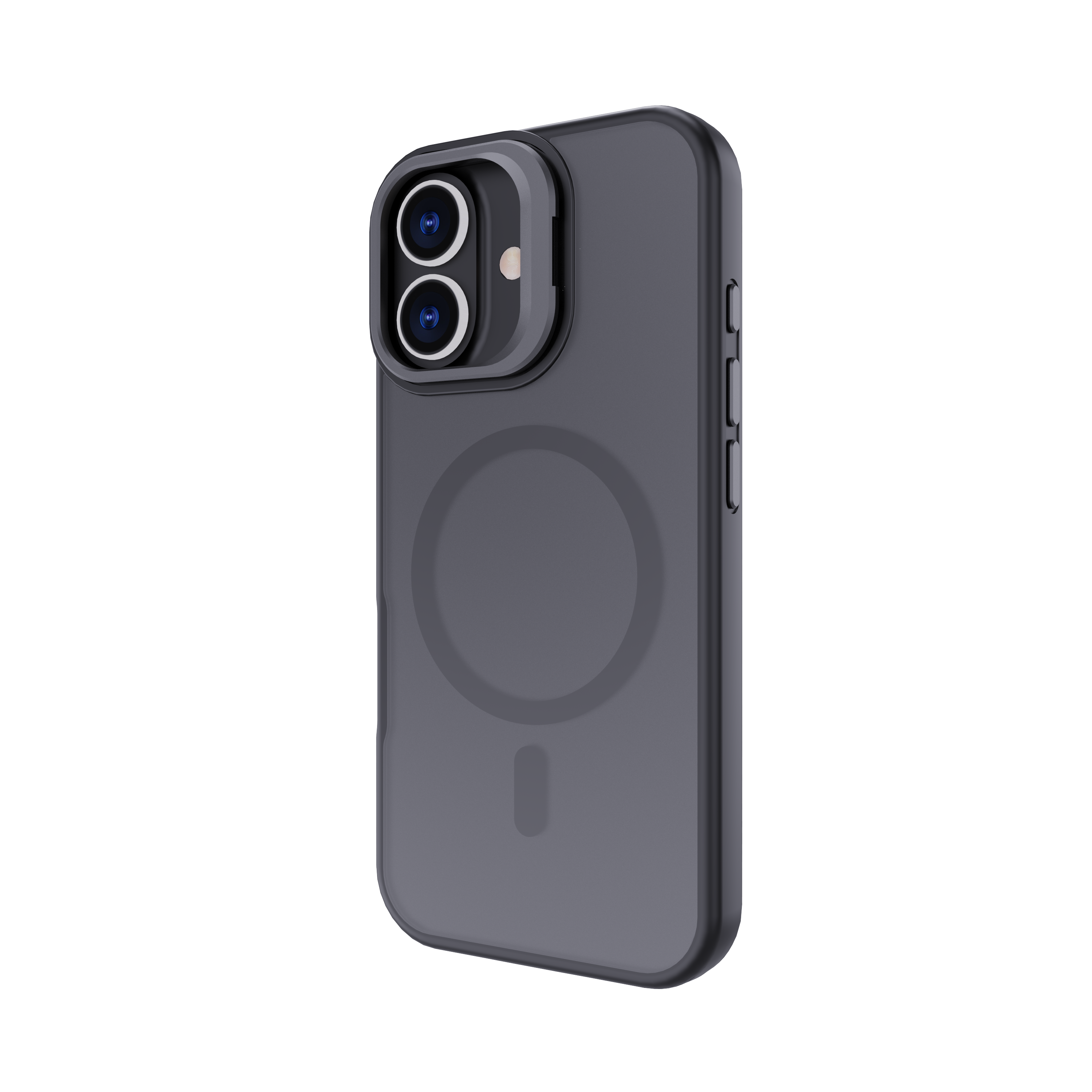 Behello iPhone 17 Stand case met magnetische ring zwart