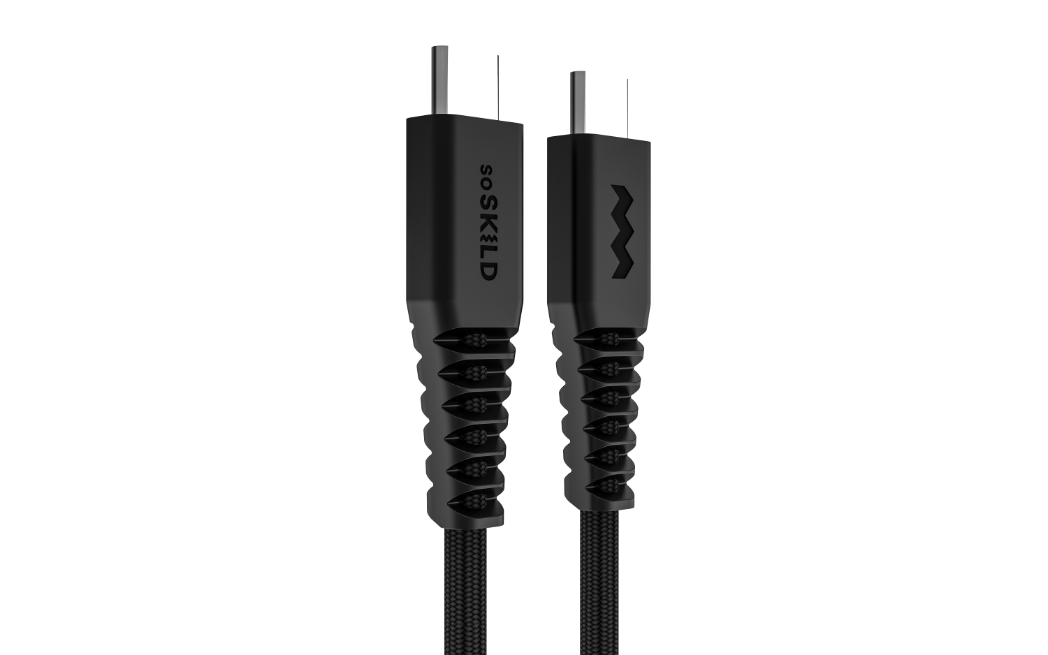 SoSkild Ultimate Cable USB-C naar USB-C verstevigde kabel 1.5m zwart