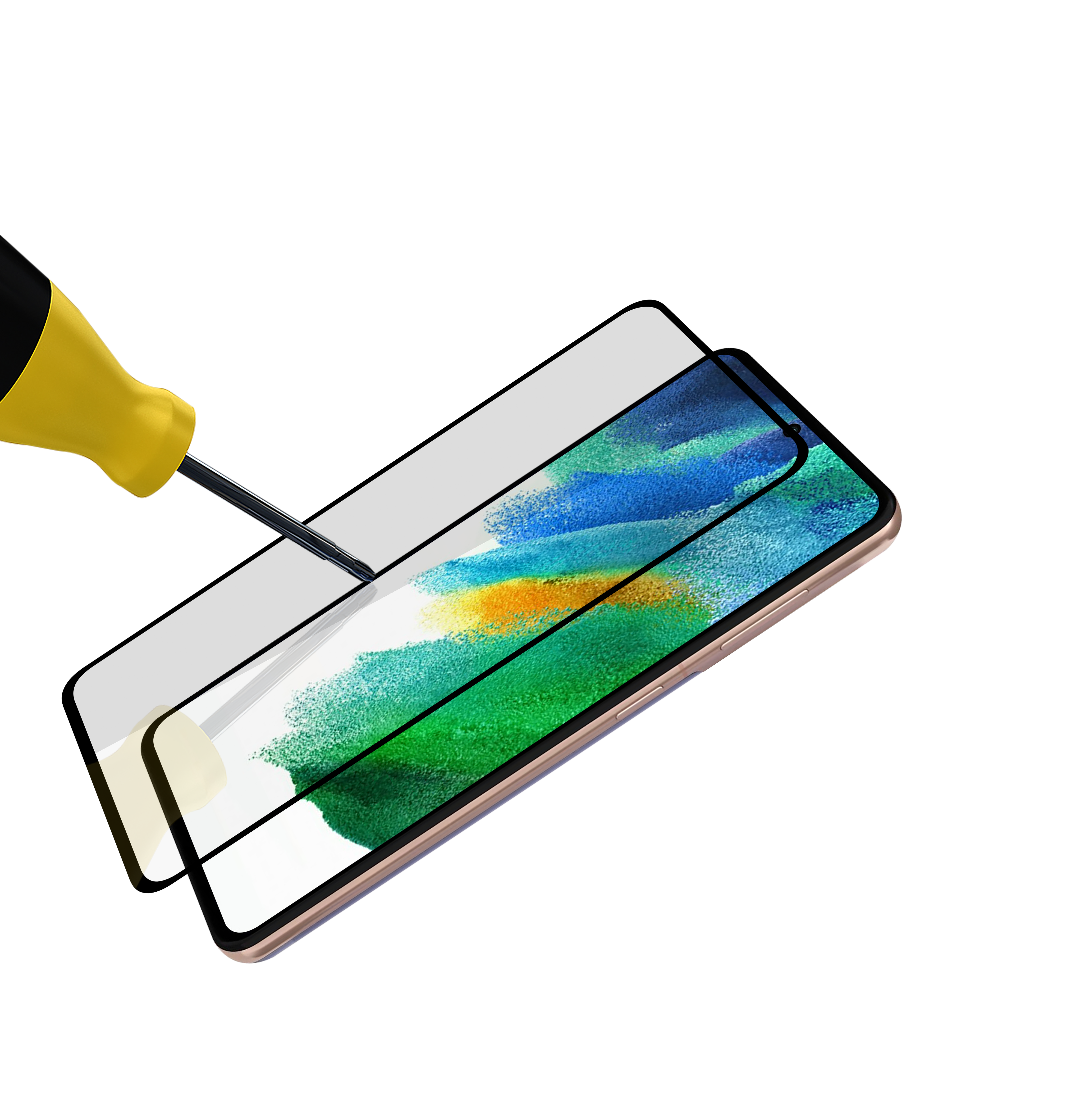 BeHello Samsung Galaxy S21 FE High impact glass screen protector