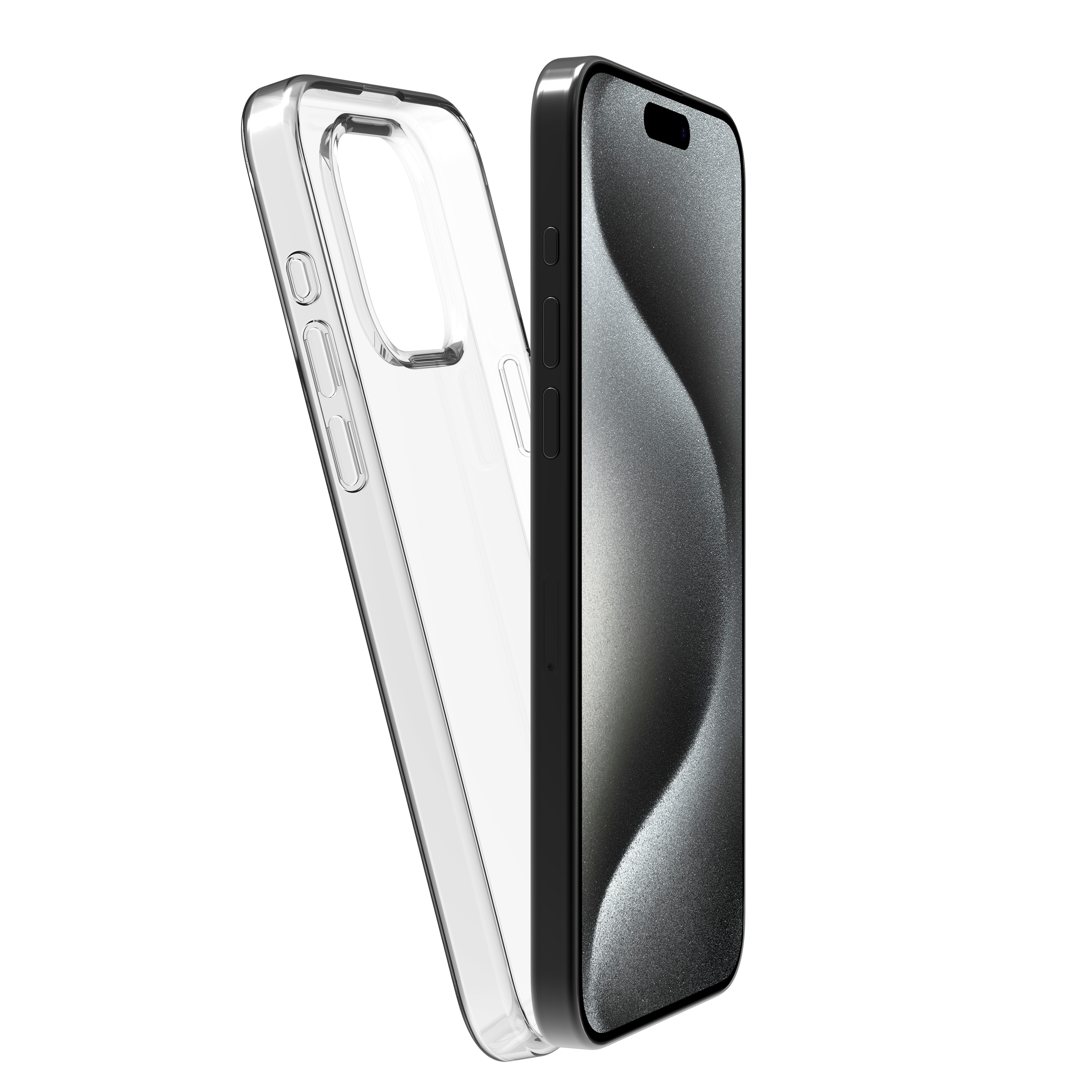 BeHello iPhone 15 Pro Thin gel case transparant