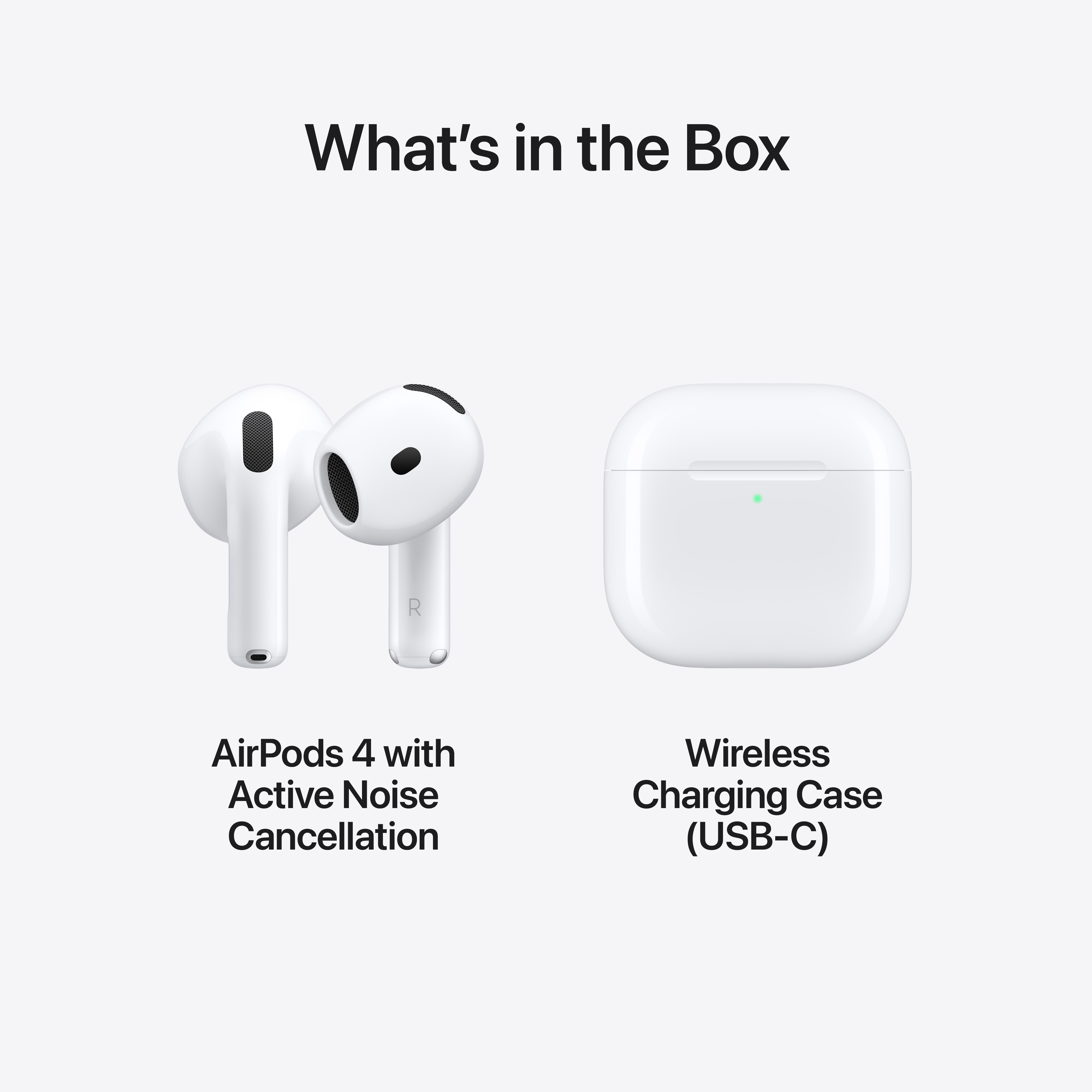 Apple AirPods (4e generatie) met actieve ruisonderdrukking wit